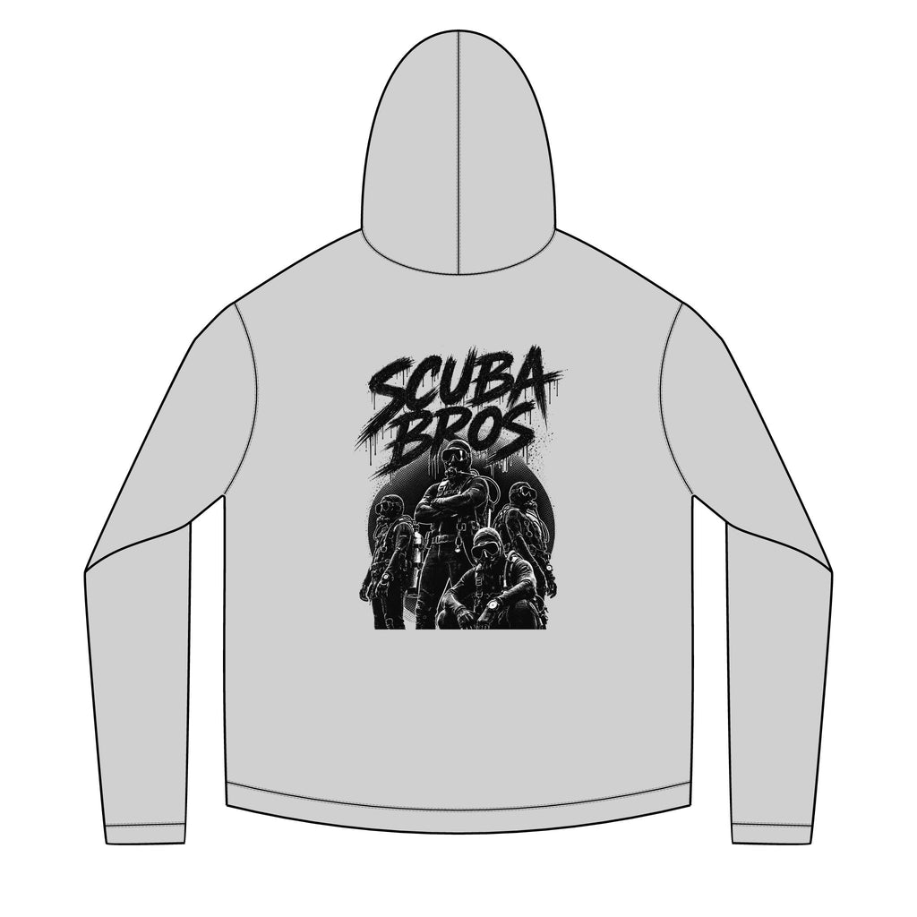 SCUBA BROS — Hooded Performance Tee / Dark Print