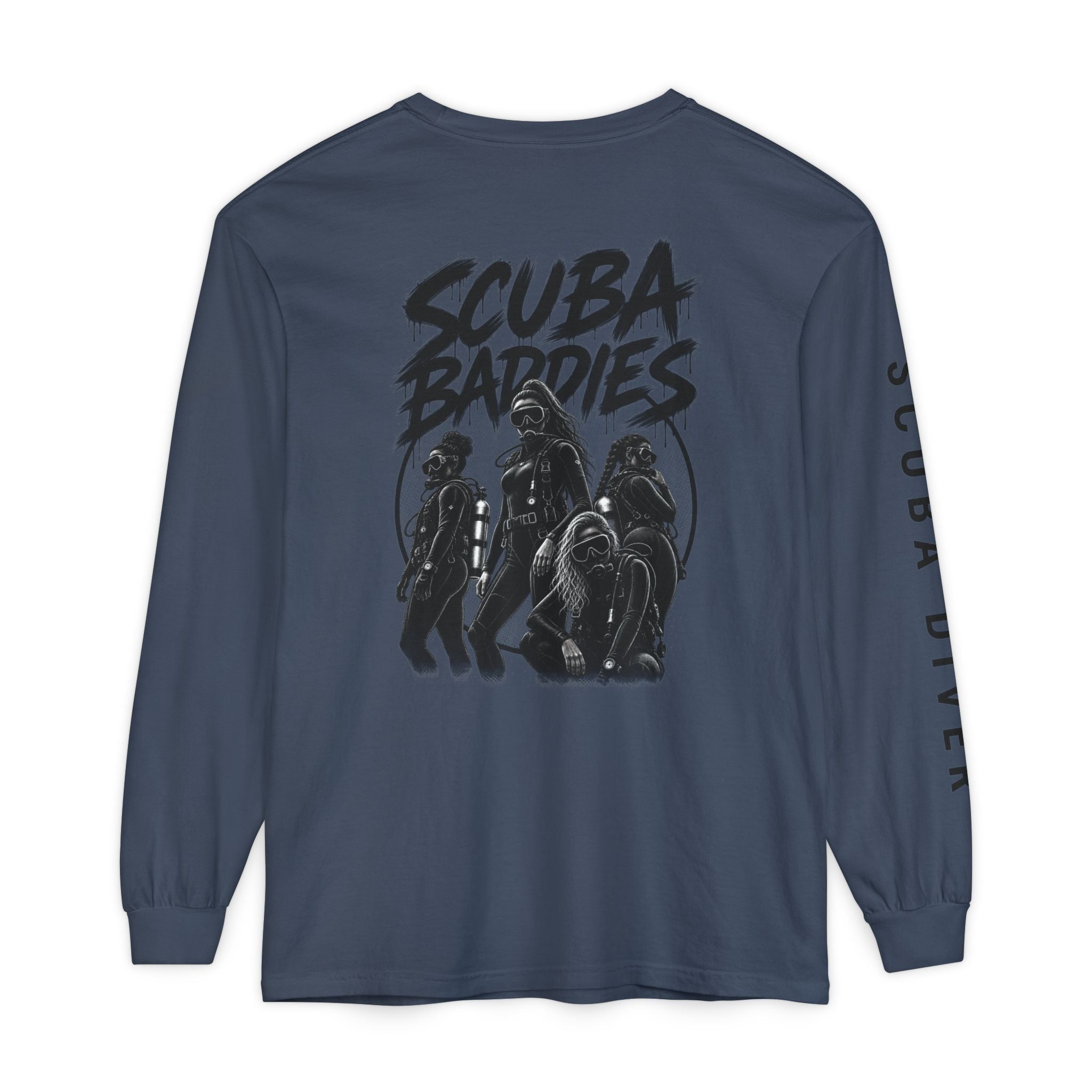 SCUBA BADDIES — LONG SLEEVE TEE