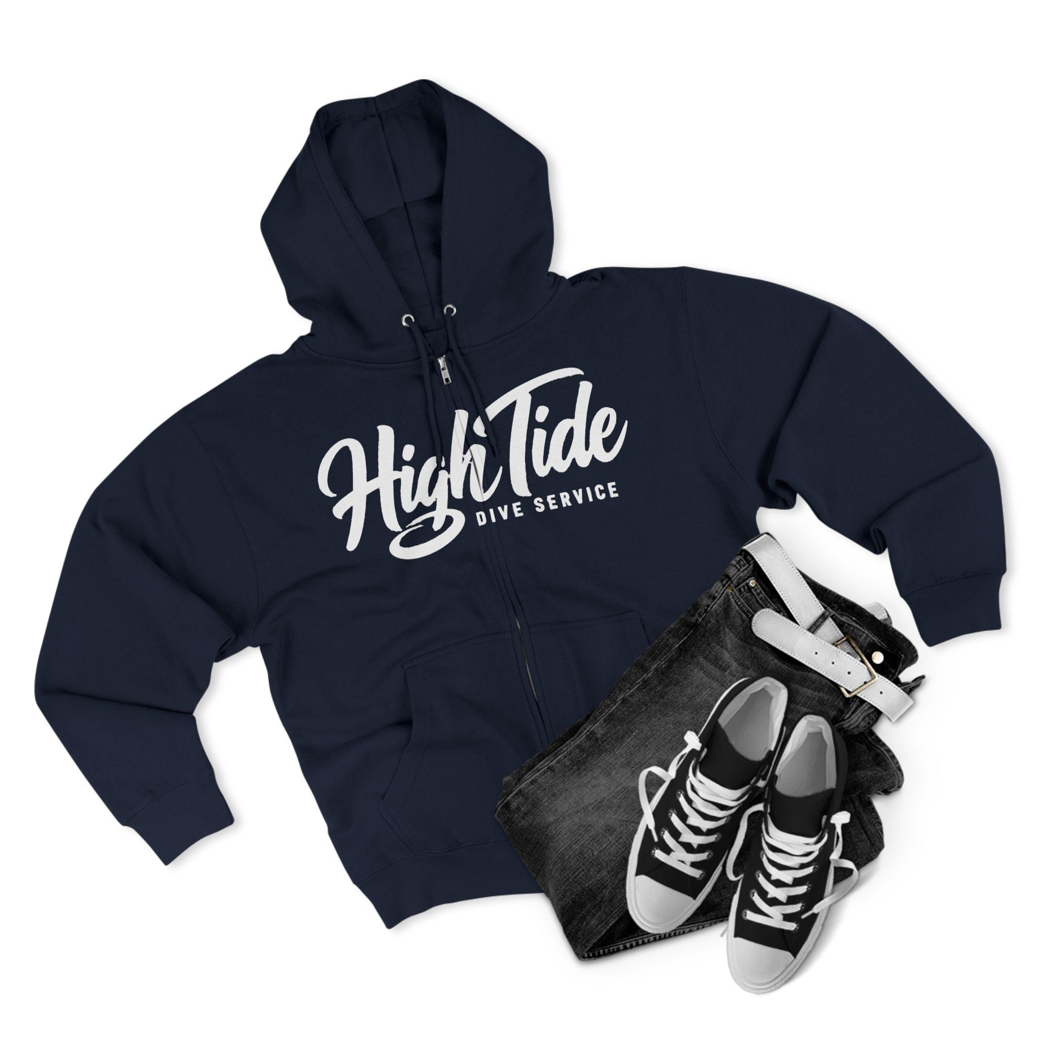 High Tide Dive Service™ — Zip Hoodie