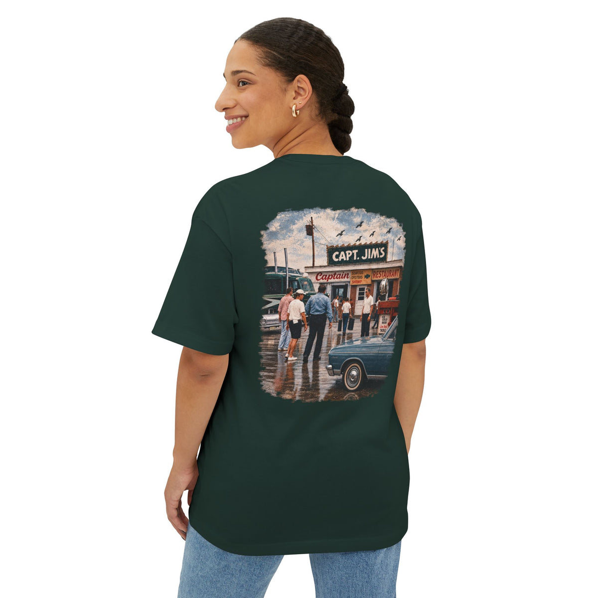 LOCALS ONLY Capt Jim’s - Oversized Street Tee