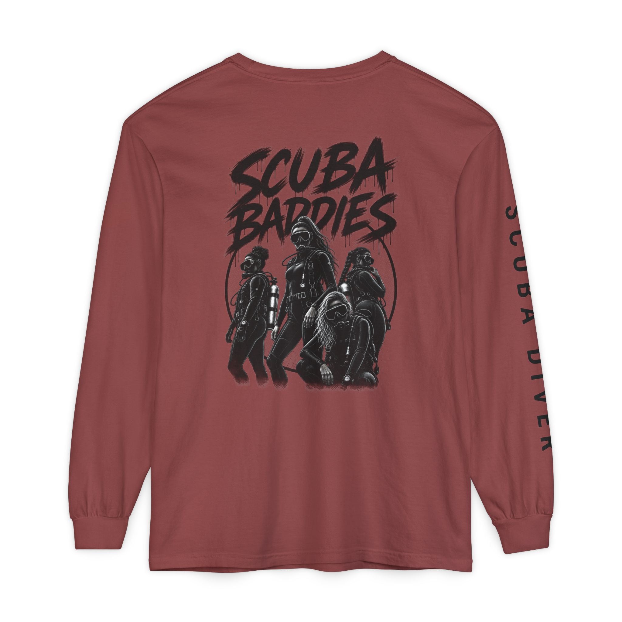 SCUBA BADDIES — LONG SLEEVE TEE