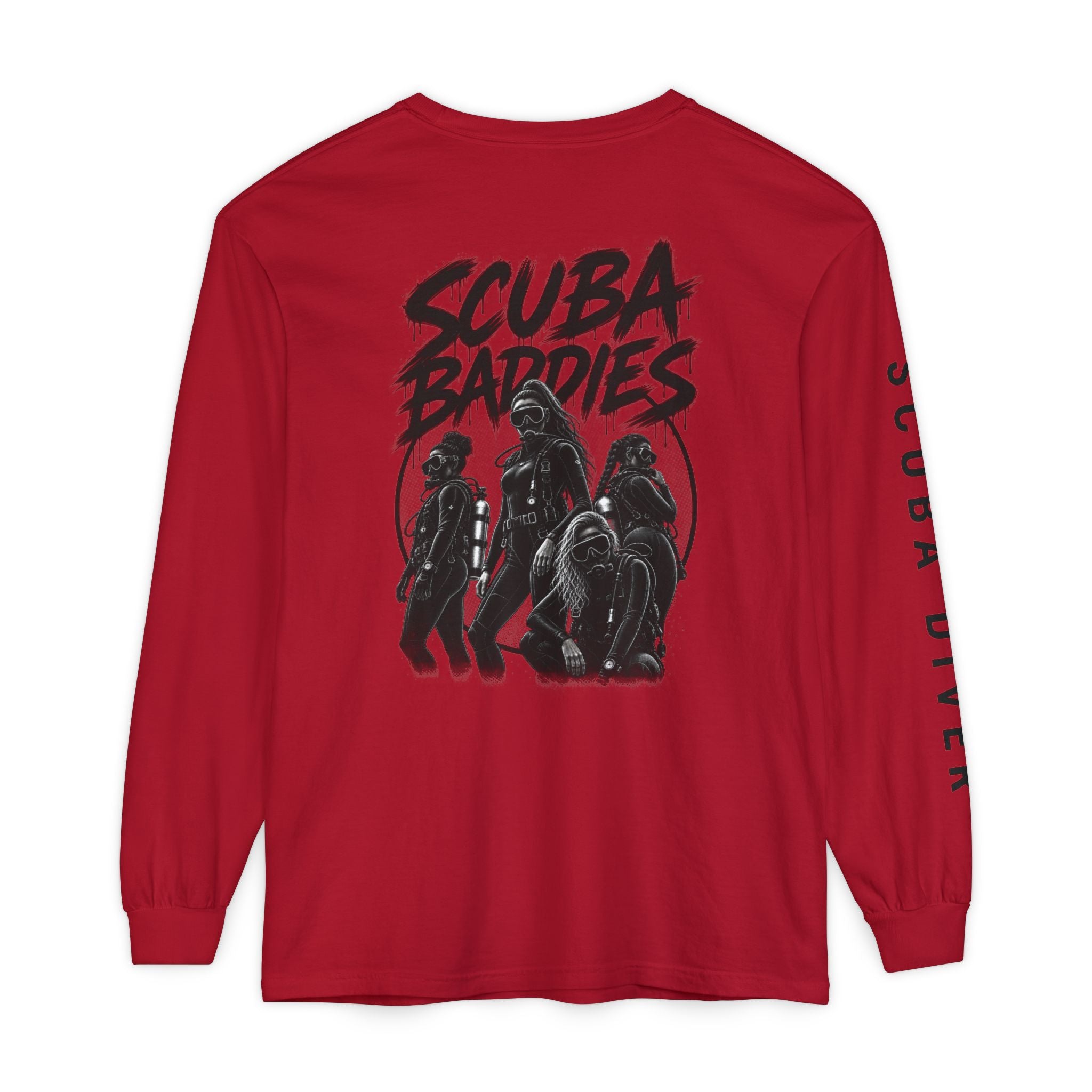 SCUBA BADDIES — LONG SLEEVE TEE