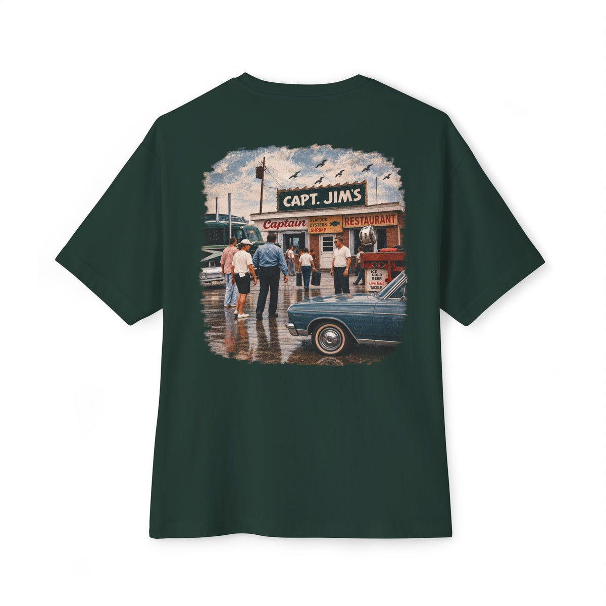 LOCALS ONLY Capt Jim’s - Oversized Street Tee