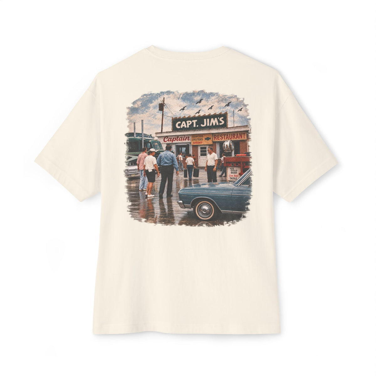 LOCALS ONLY Capt Jim’s - Oversized Street Tee