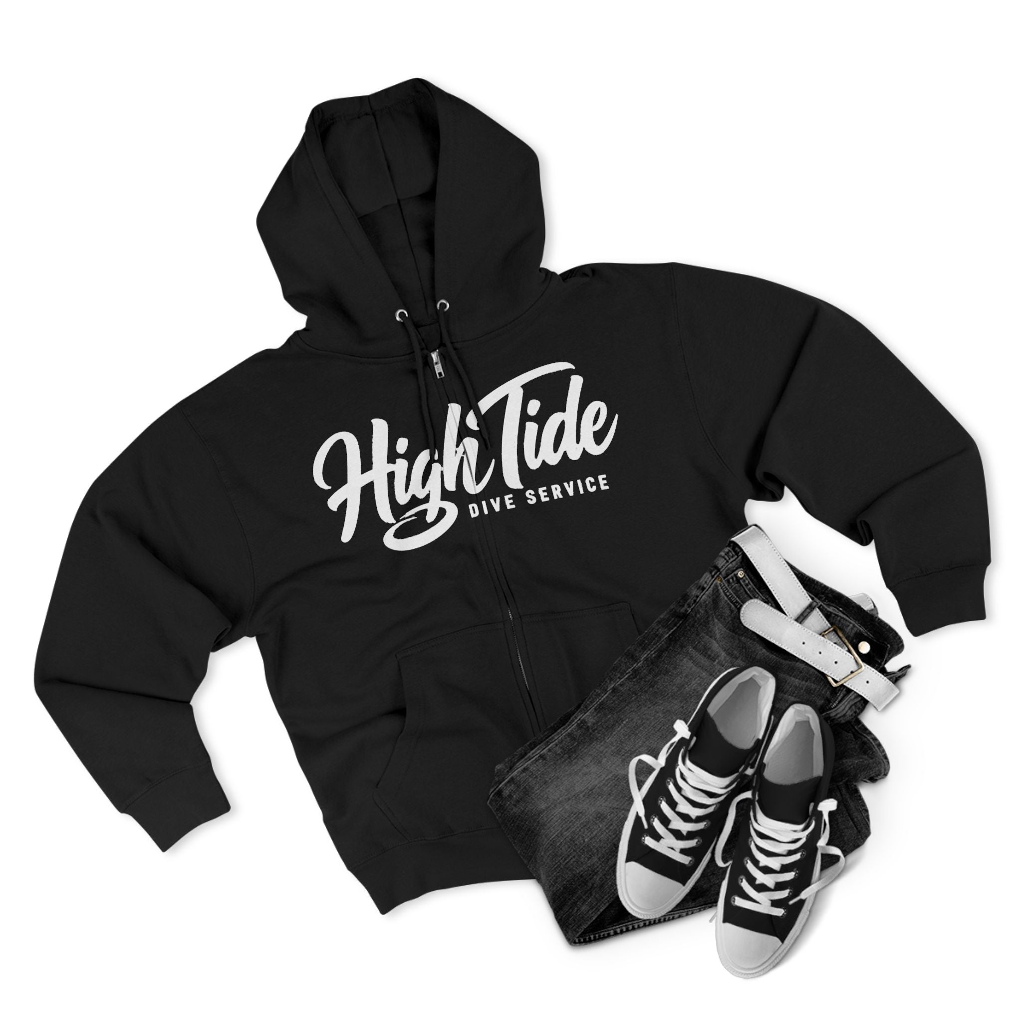 High Tide Dive Service™ — Zip Hoodie