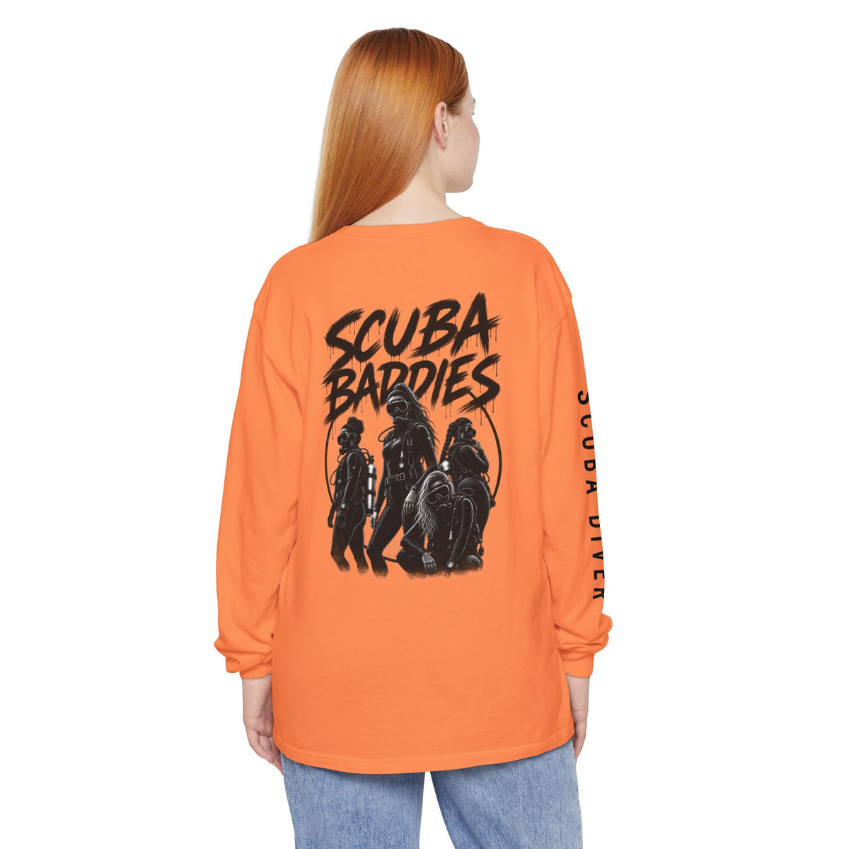 SCUBA BADDIES — LONG SLEEVE TEE