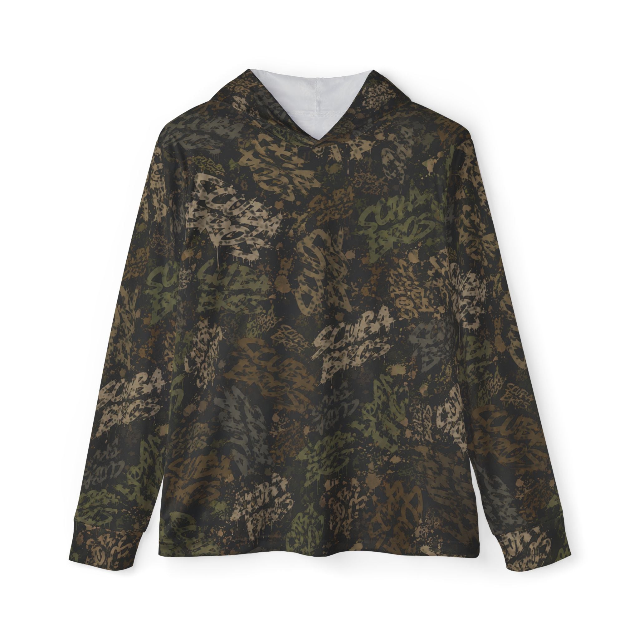 SCUBA BROS — SUBSURFACE CAMO™ HOODED TEE / DIVE OPS GREEN