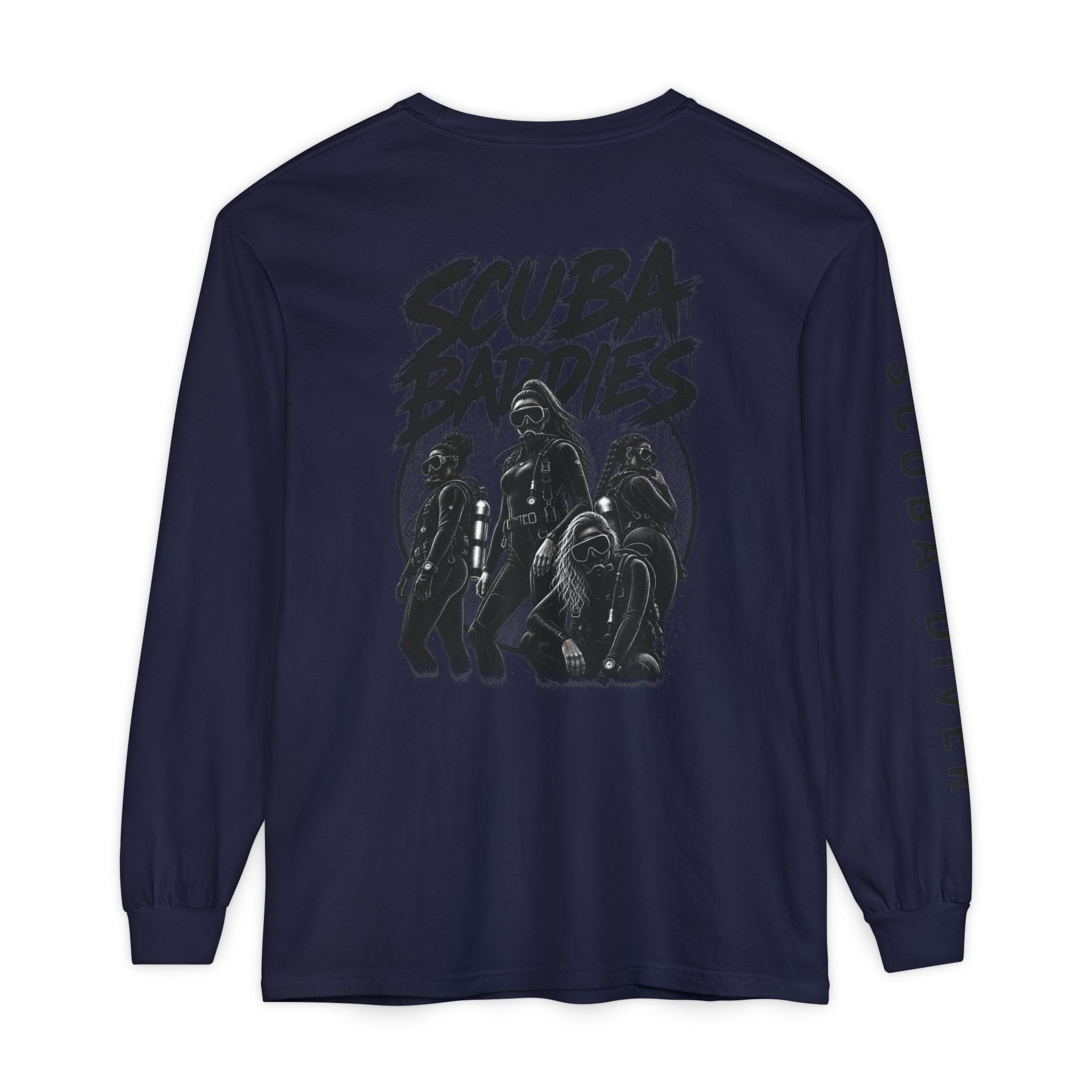SCUBA BADDIES — LONG SLEEVE TEE