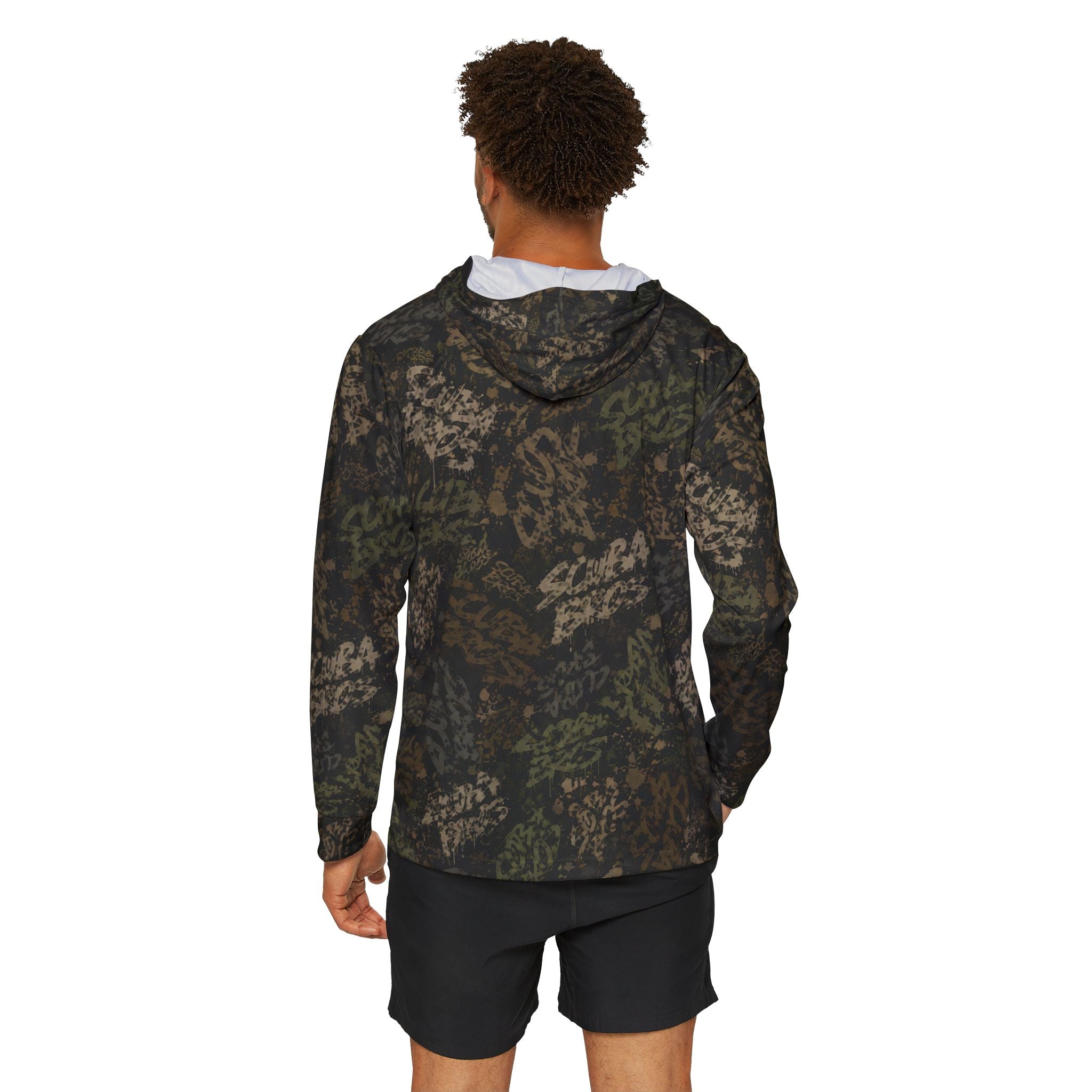 SCUBA BROS — SUBSURFACE CAMO™ HOODED TEE / DIVE OPS GREEN