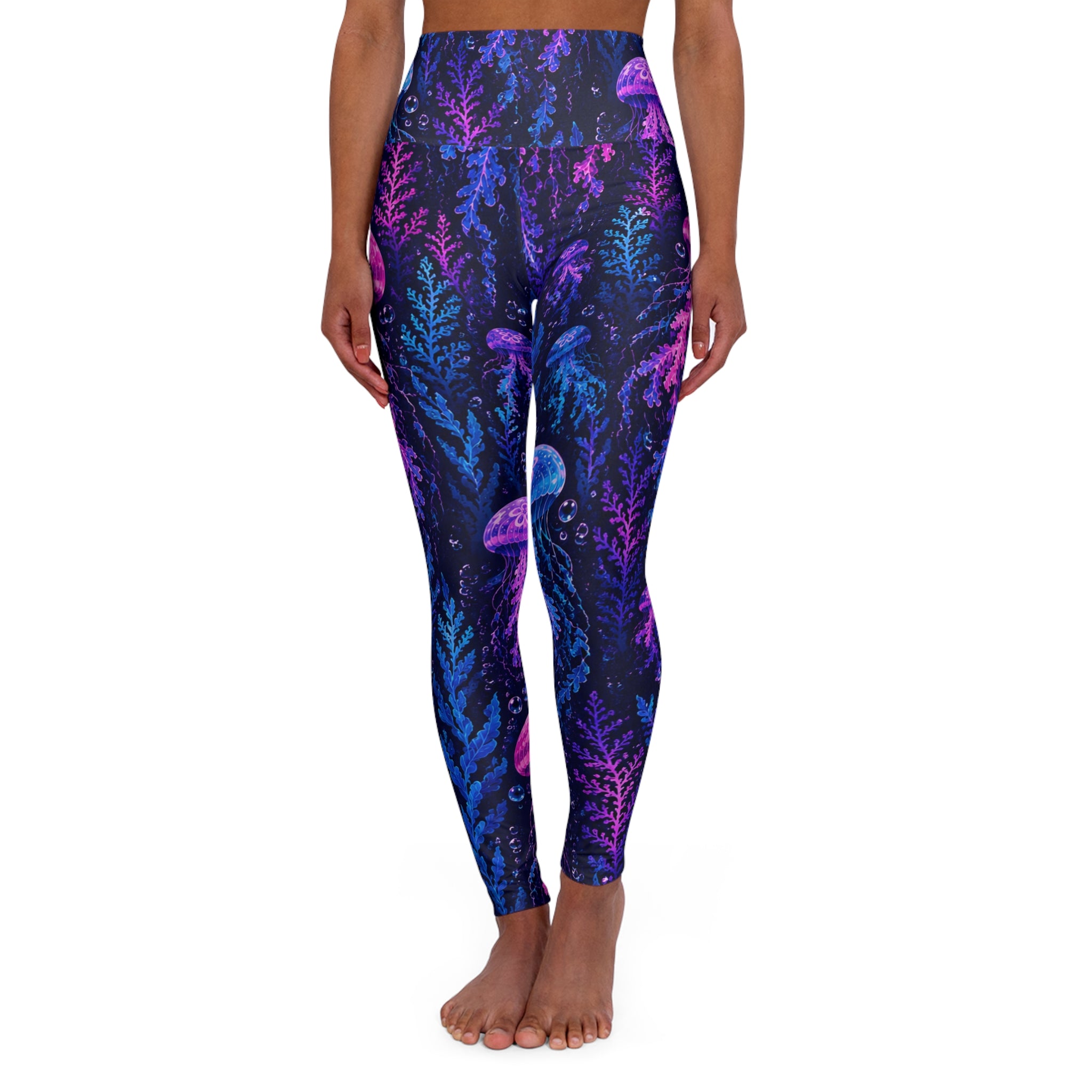 SCUBA BADDIES — Electric Jellies™ High-Waisted Leggings