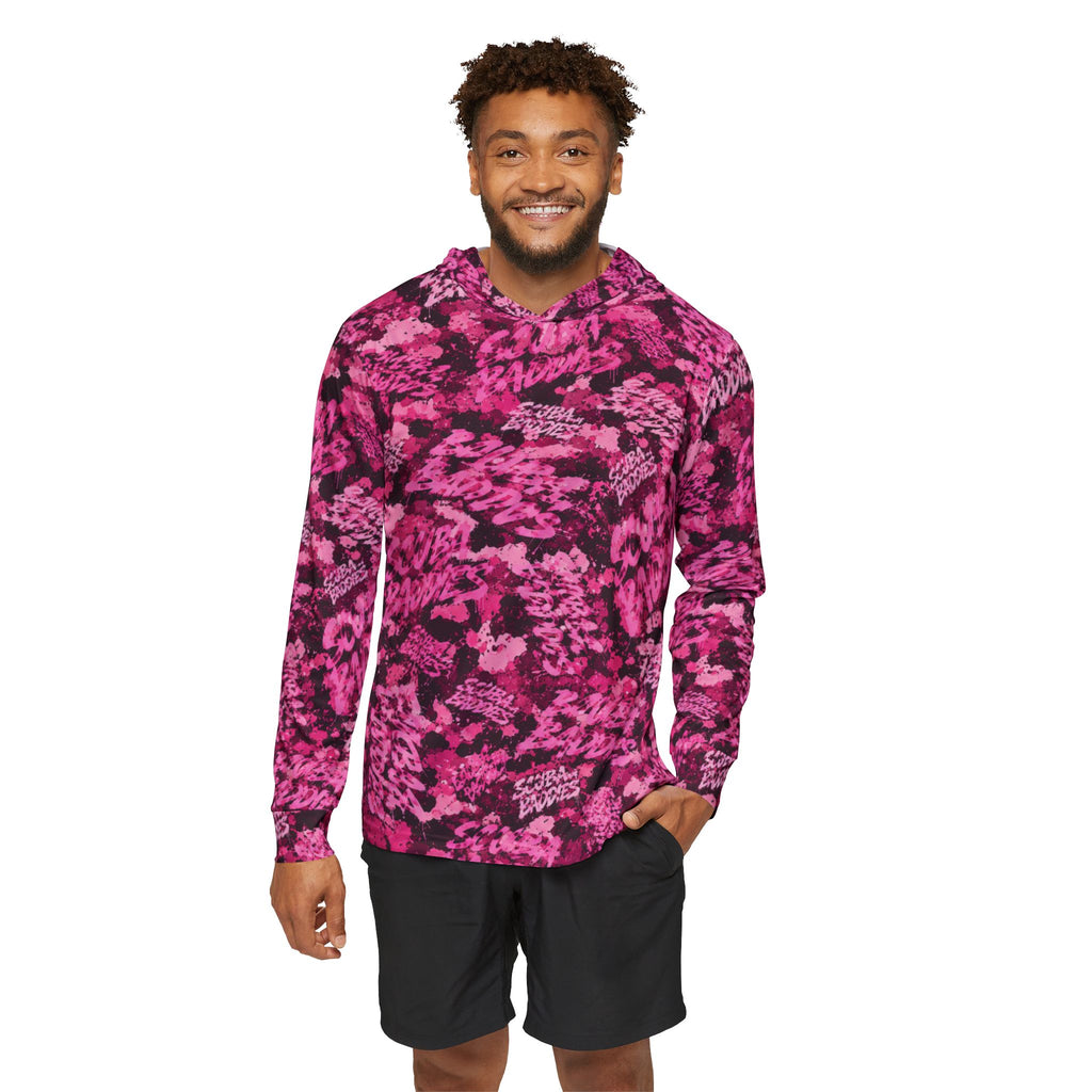 SCUBA BADDIES — SUBSURFACE CAMO™ HOODED TEE / BADDIE PINK