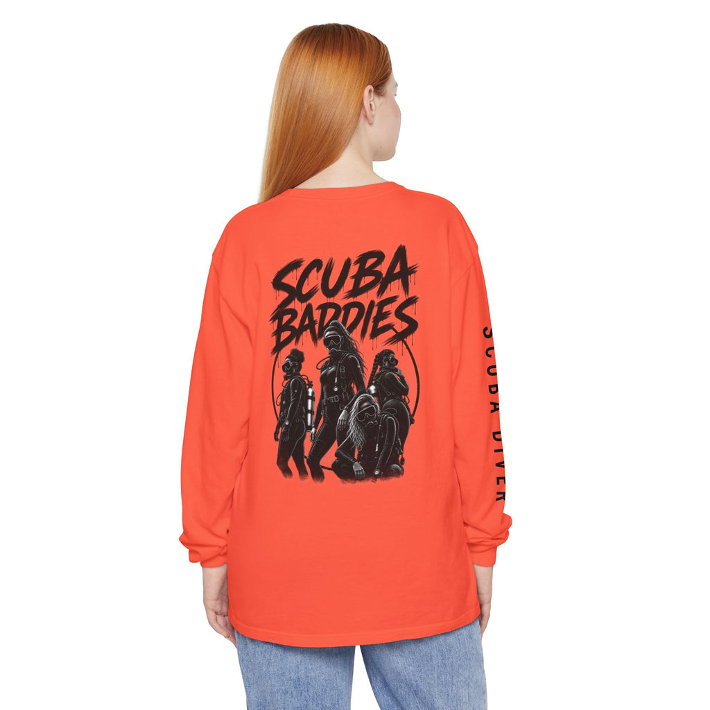 SCUBA BADDIES — LONG SLEEVE TEE