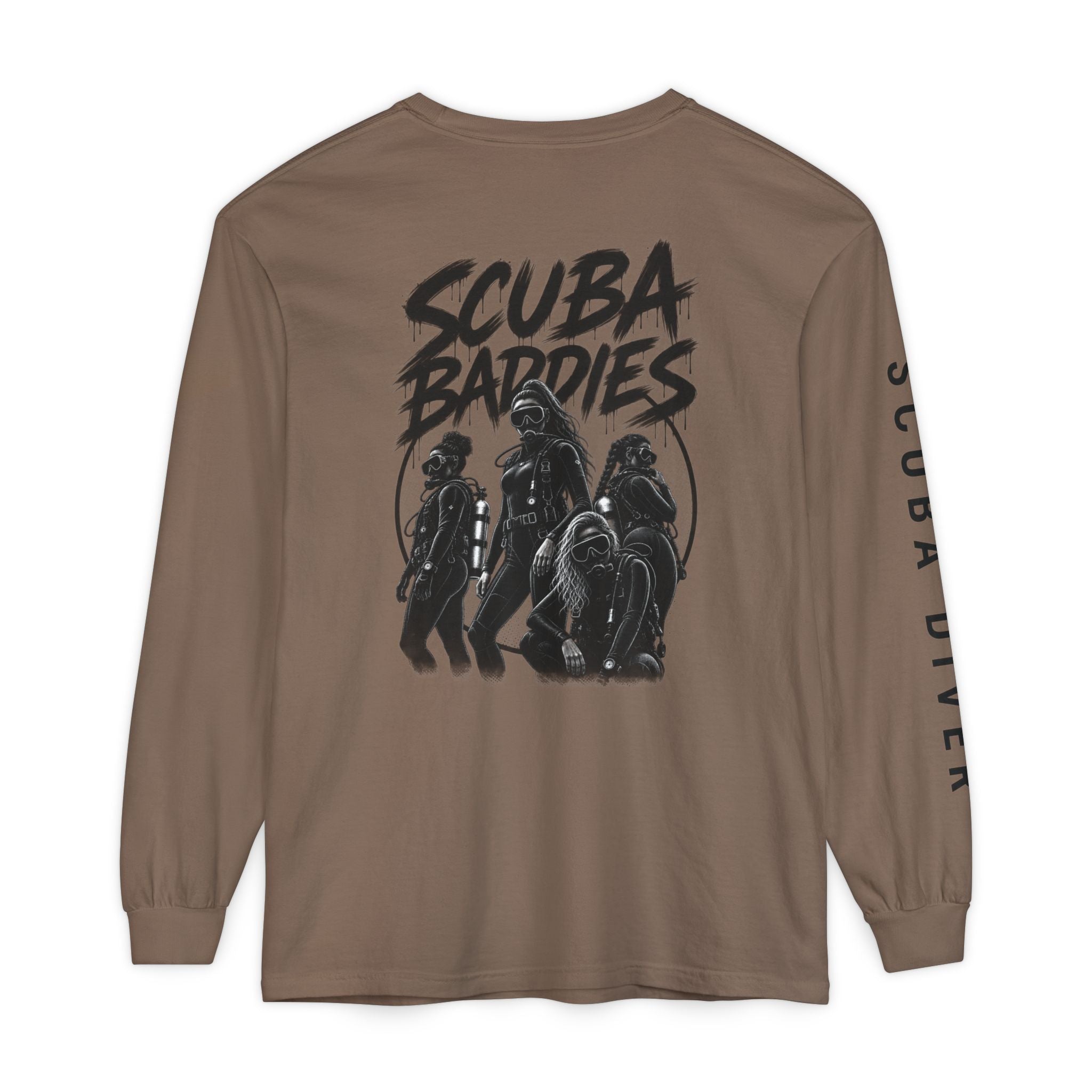 SCUBA BADDIES — LONG SLEEVE TEE