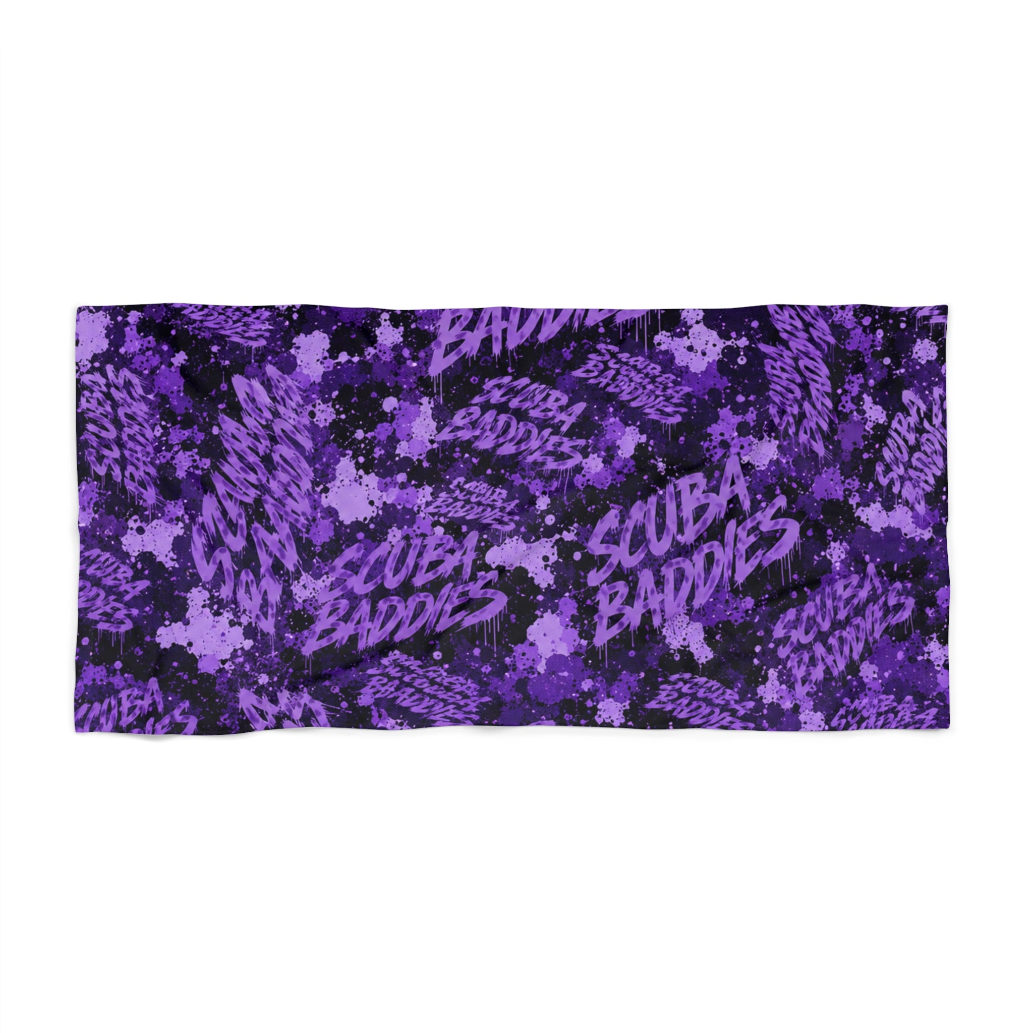 SCUBA BADDIES — SUBSURFACE CAMO™ TOWEL / DECO PURPLE