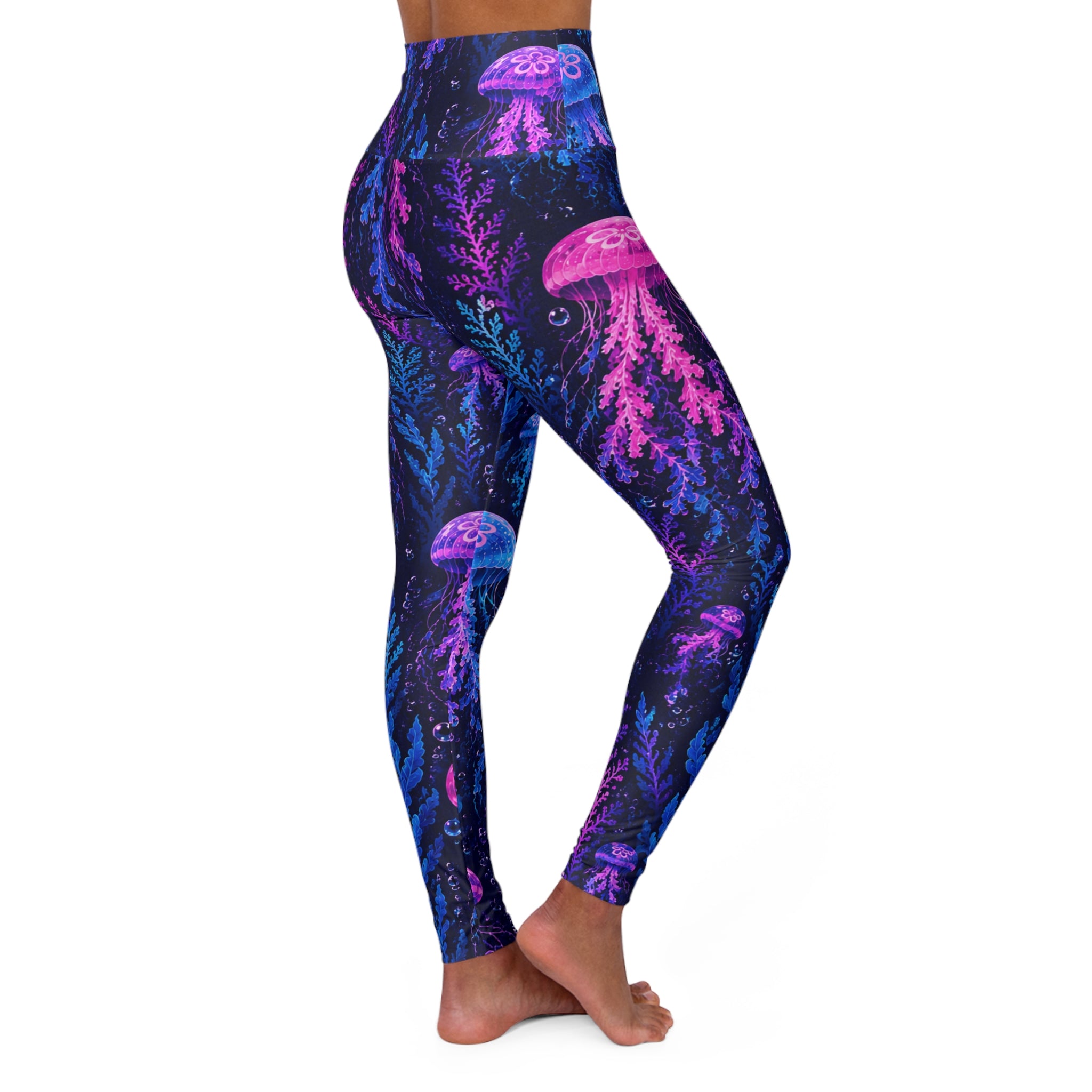 SCUBA BADDIES — Electric Jellies™ High-Waisted Leggings