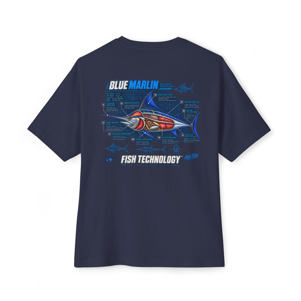 Blue Marlin Cutaway Tee