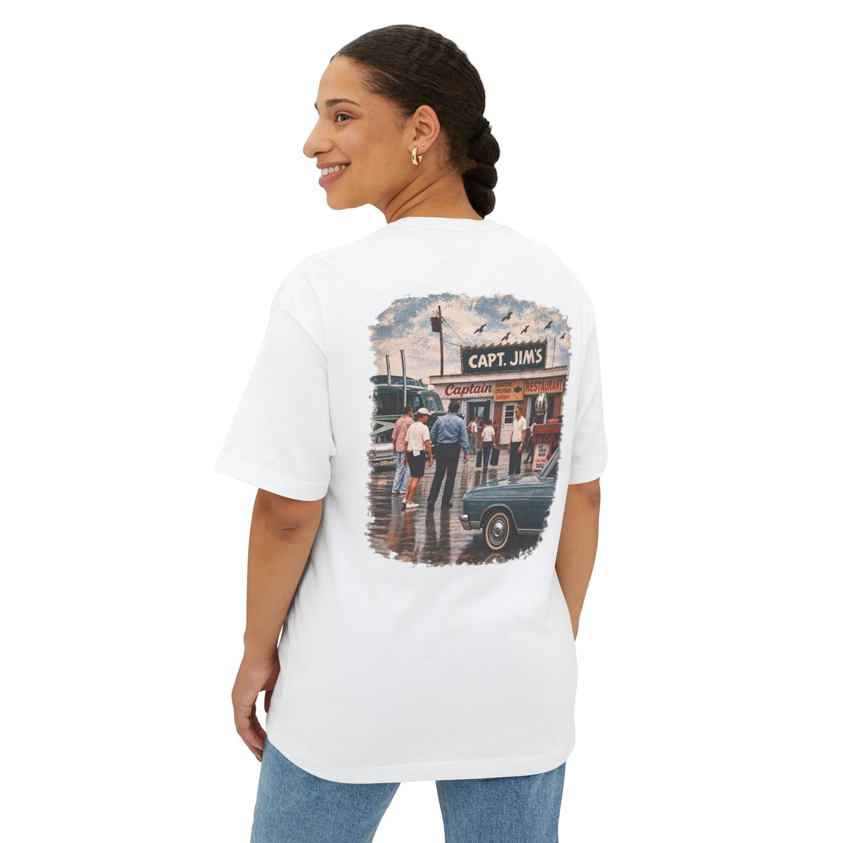 LOCALS ONLY Capt Jim’s - Oversized Street Tee
