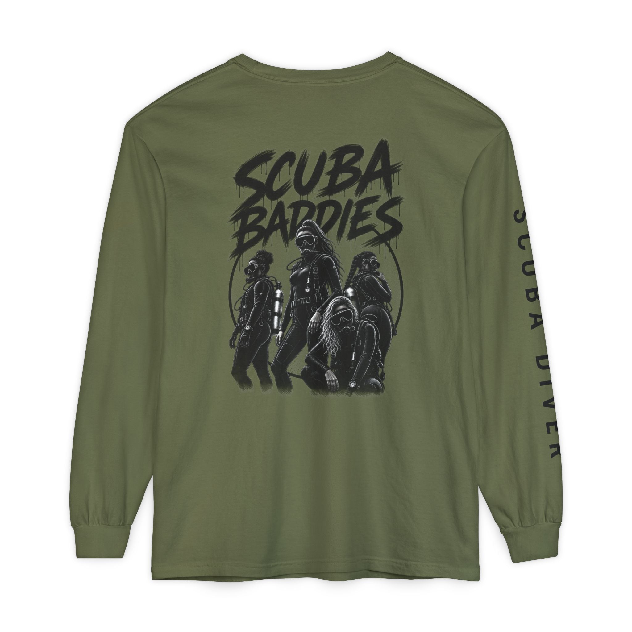 SCUBA BADDIES — LONG SLEEVE TEE