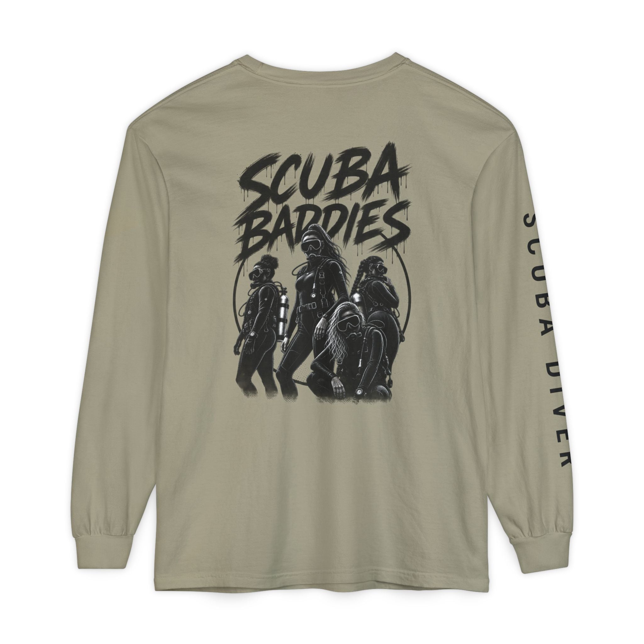 SCUBA BADDIES — LONG SLEEVE TEE