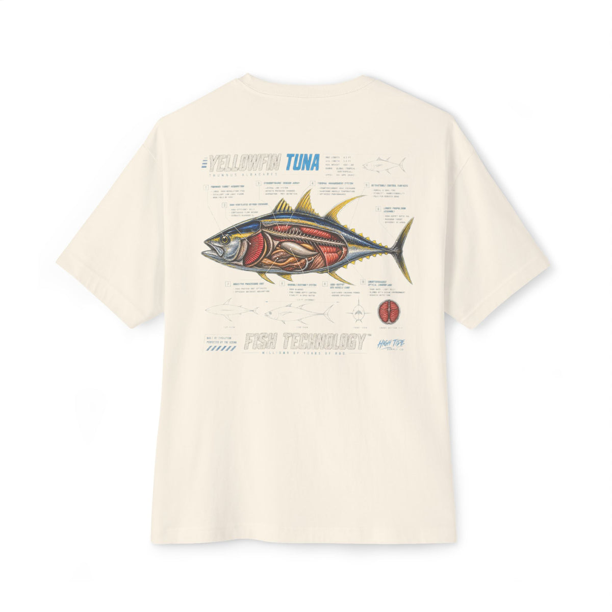 Yellowfin Tuna Cutaway Tee