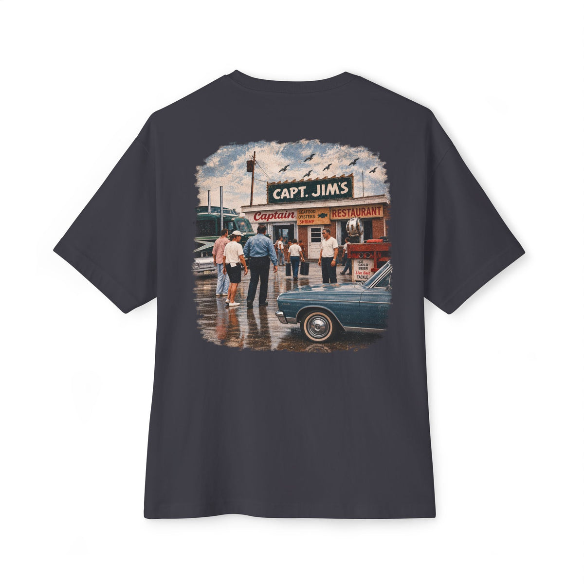 LOCALS ONLY Capt Jim’s - Oversized Street Tee