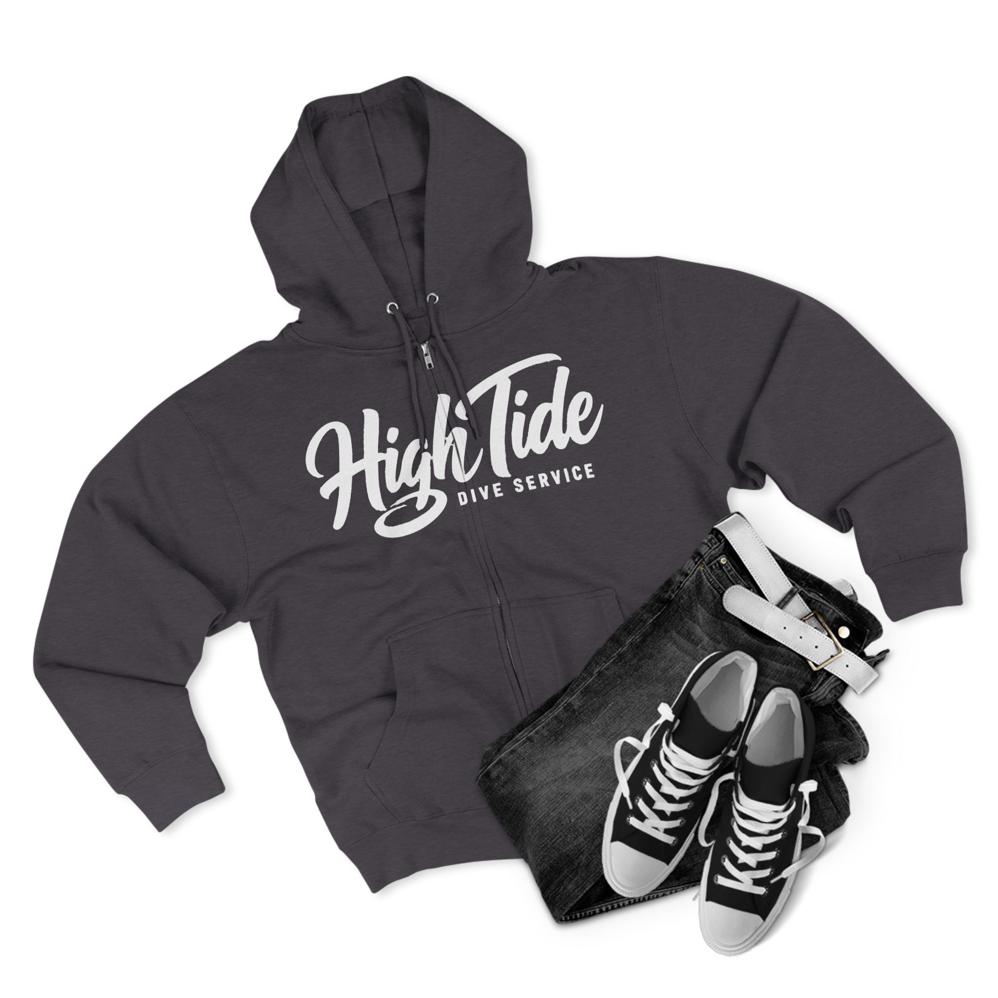 High Tide Dive Service™ — Zip Hoodie