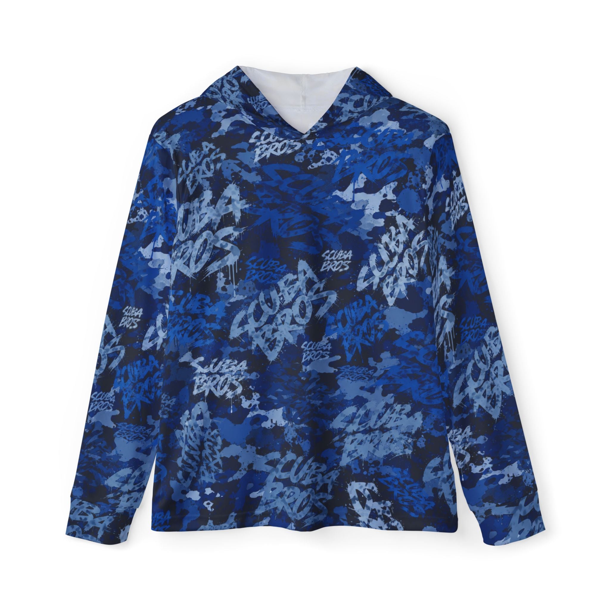 SCUBA BROS — SUBSURFACE CAMO™ HOODED TEE / DEEPWATER BLUE