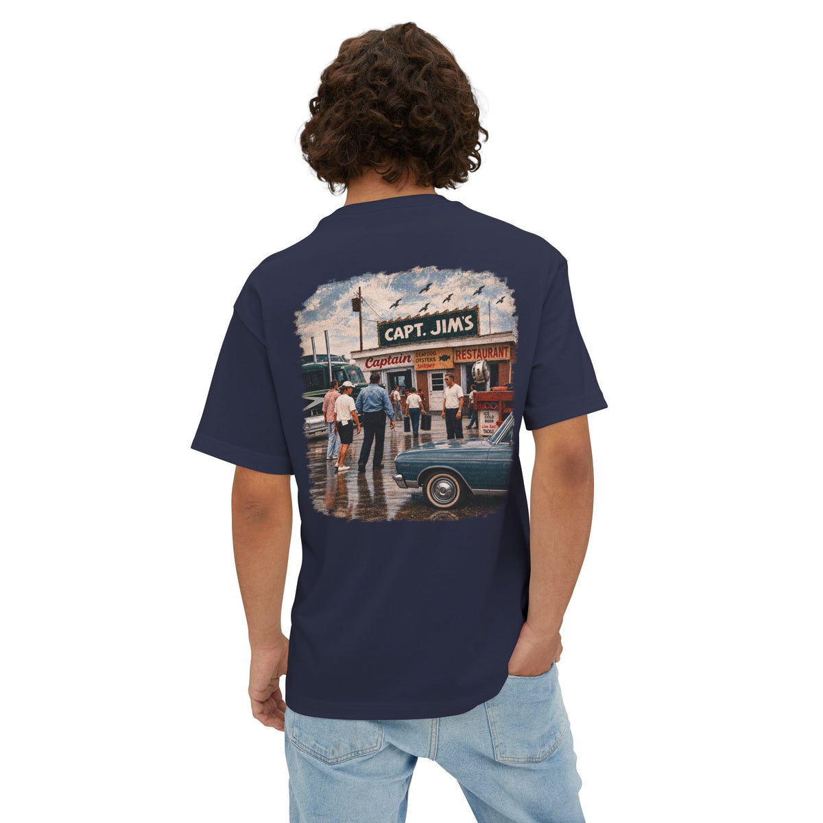 LOCALS ONLY Capt Jim’s - Oversized Street Tee