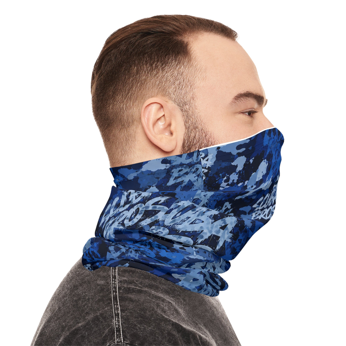 SCUBA BROS — SUBSURFACE CAMO™ NECK GAITER / DEEPWATER BLUE