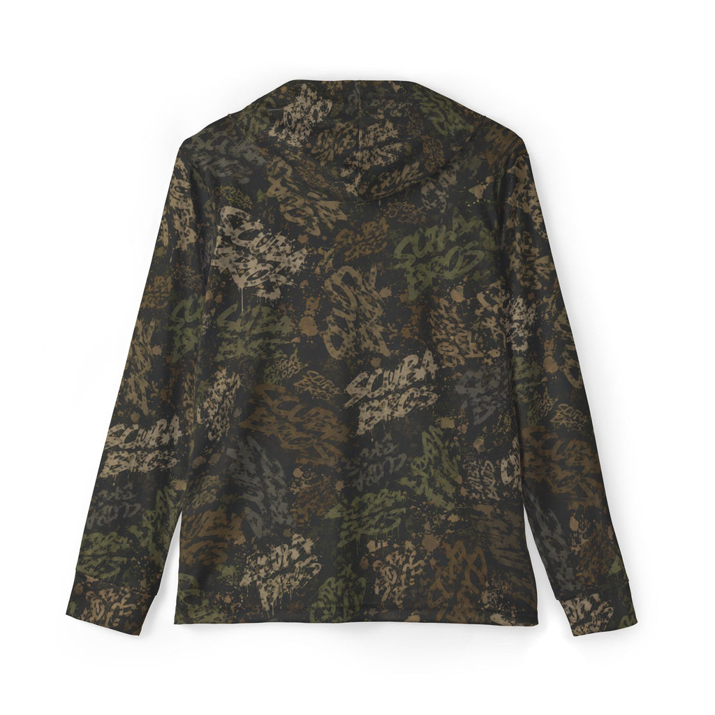 SCUBA BROS — SUBSURFACE CAMO™ HOODED TEE / DIVE OPS GREEN