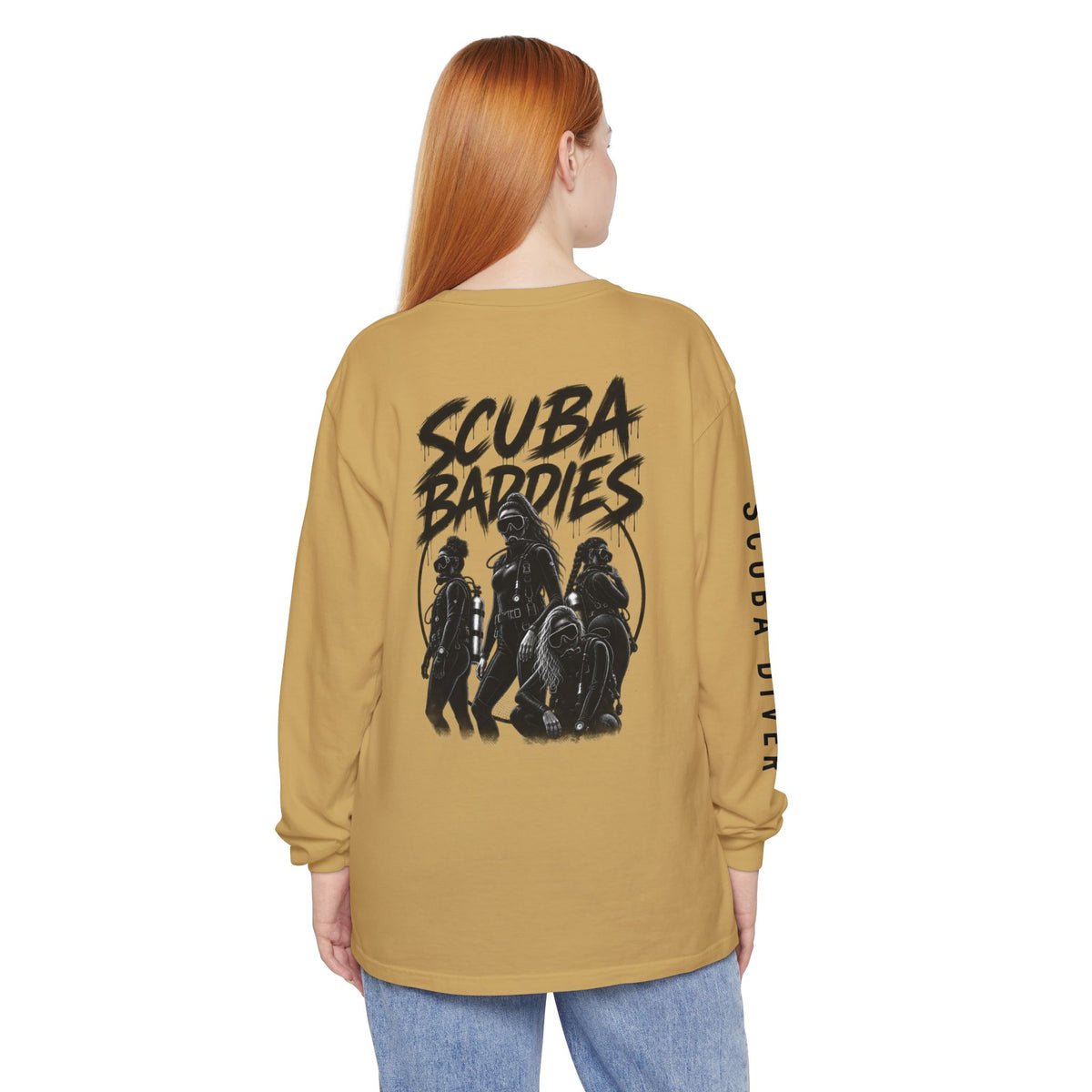 SCUBA BADDIES — LONG SLEEVE TEE