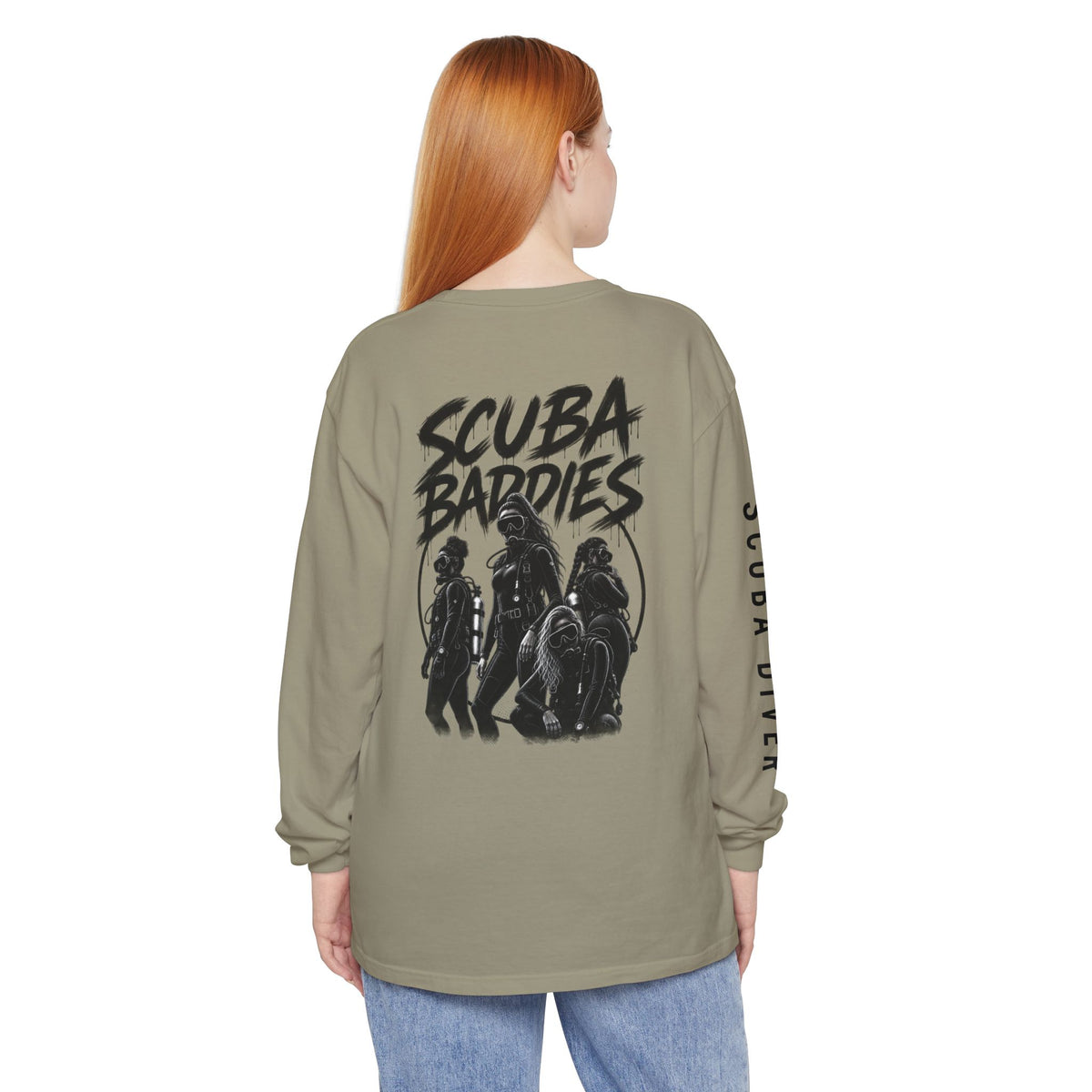 SCUBA BADDIES — LONG SLEEVE TEE