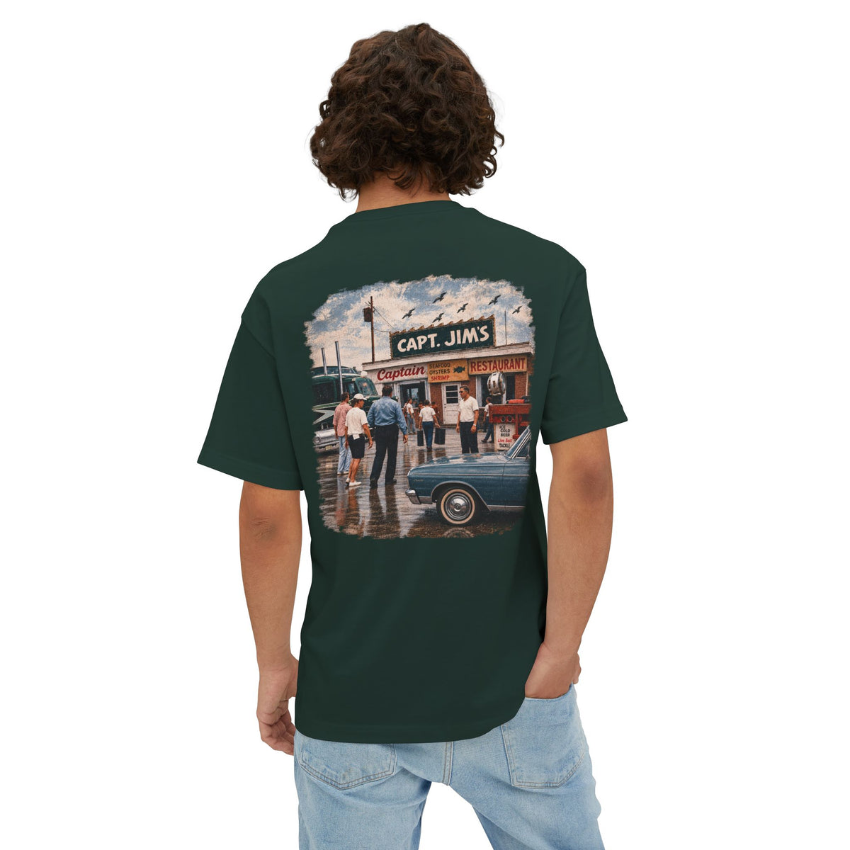 LOCALS ONLY Capt Jim’s - Oversized Street Tee