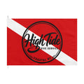 High Tide Dive Flag - Blackout