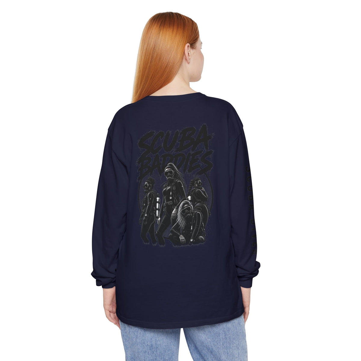SCUBA BADDIES — LONG SLEEVE TEE