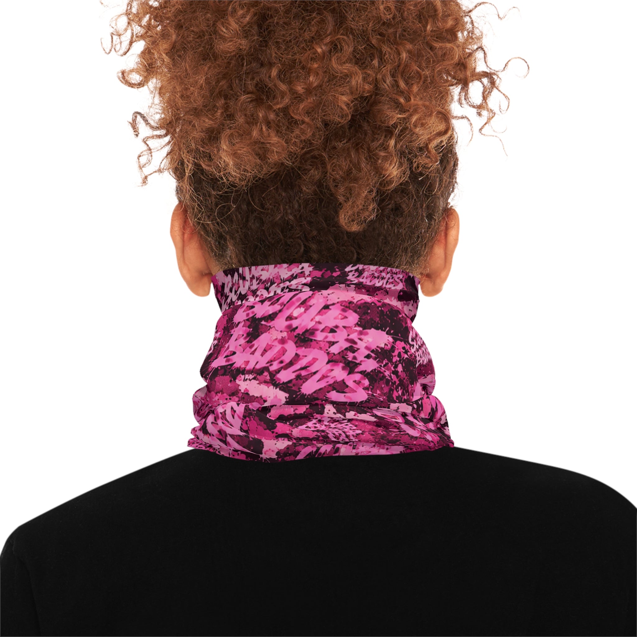 SCUBA BADDIES — SUBSURFACE CAMO™ NECK GAITER / BADDIE PINK