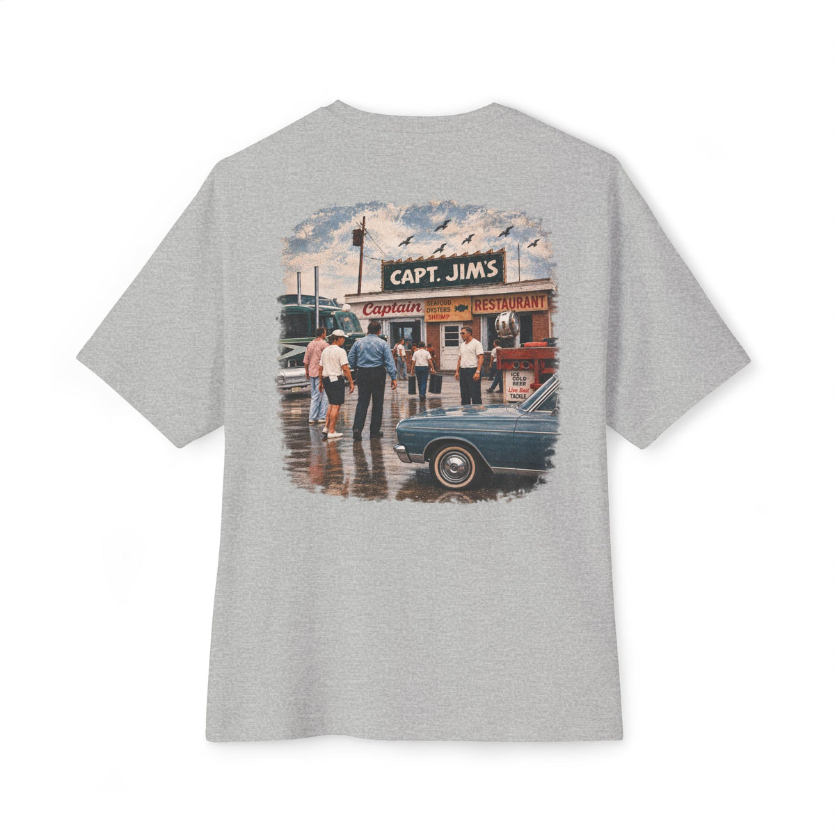 LOCALS ONLY Capt Jim’s - Oversized Street Tee