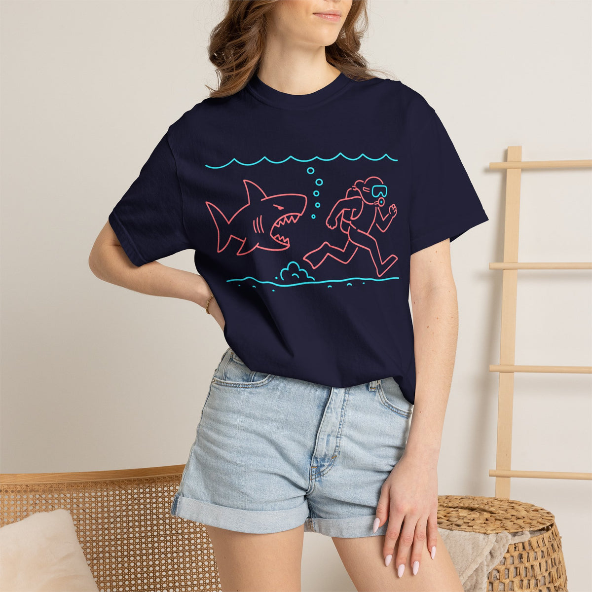 Just Keep Swimming Performance Tee