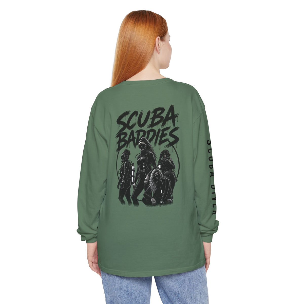 SCUBA BADDIES — LONG SLEEVE TEE