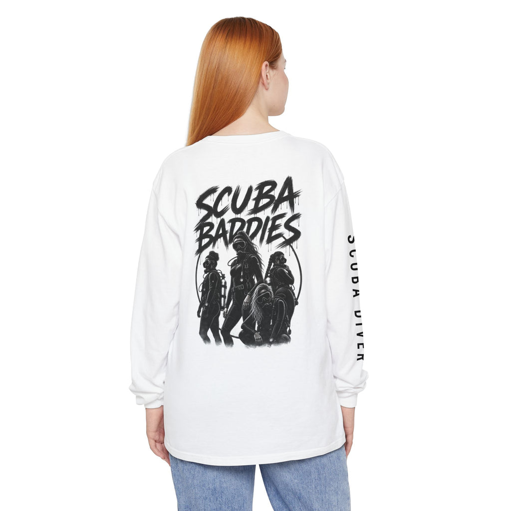 SCUBA BADDIES — LONG SLEEVE TEE