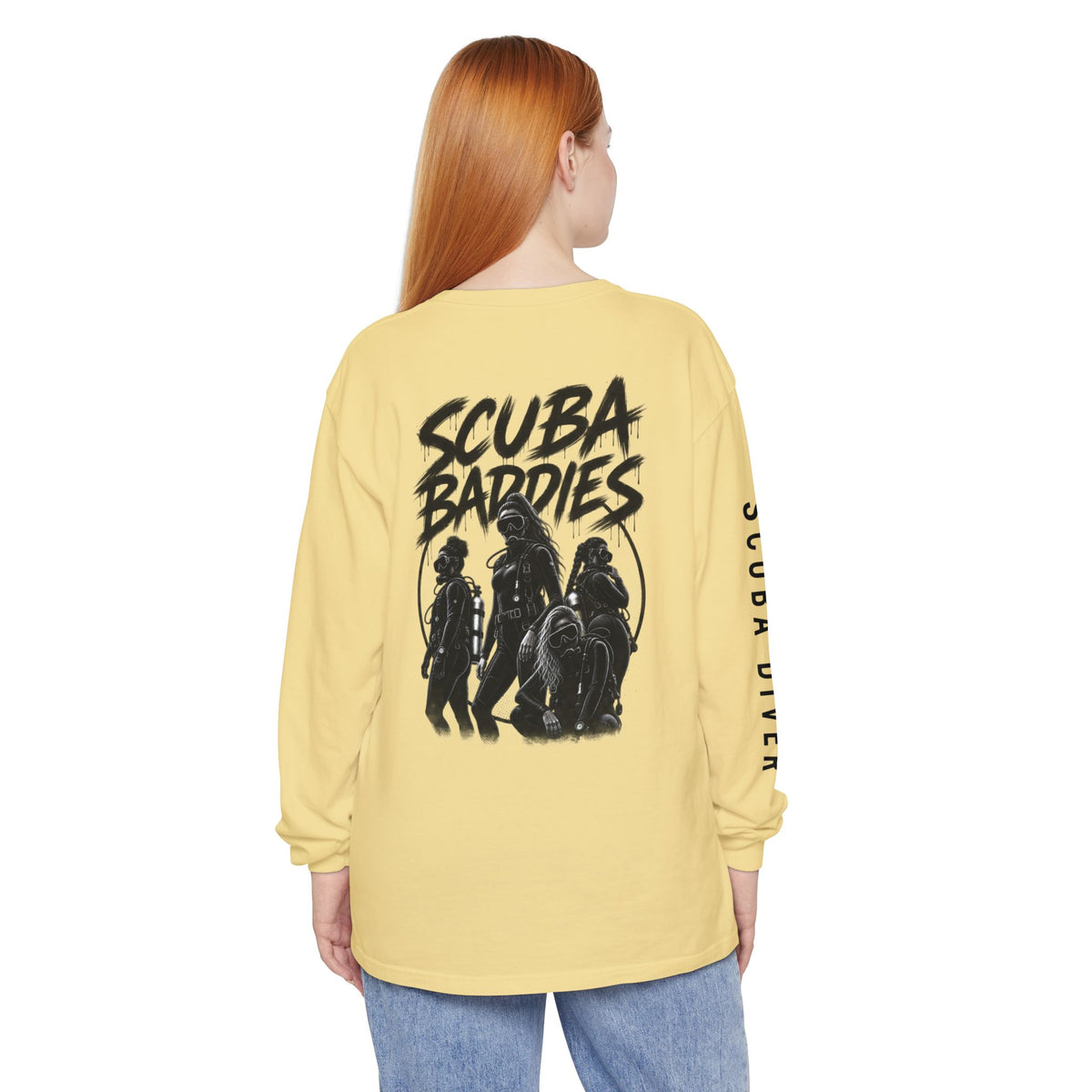 SCUBA BADDIES — LONG SLEEVE TEE
