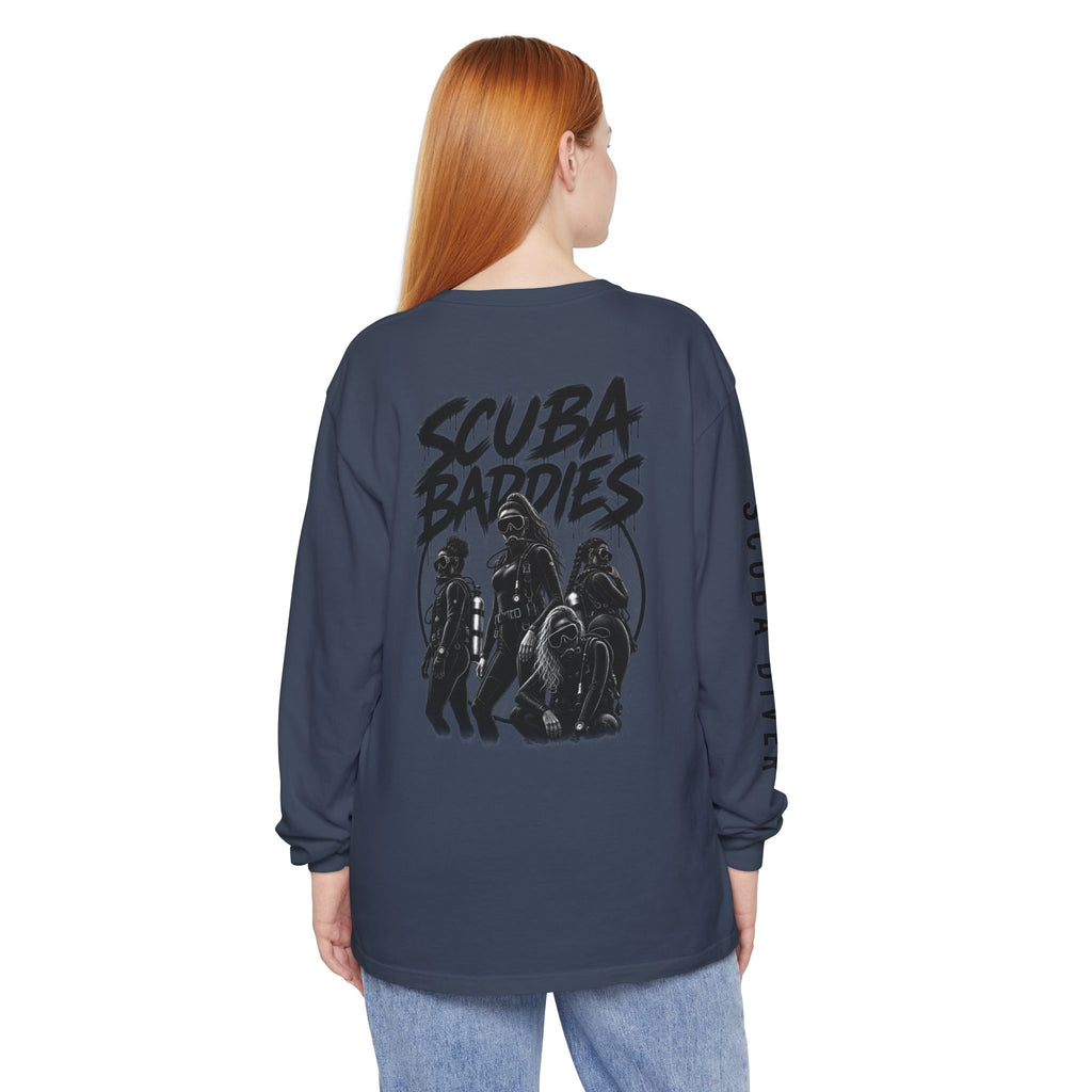 SCUBA BADDIES — LONG SLEEVE TEE
