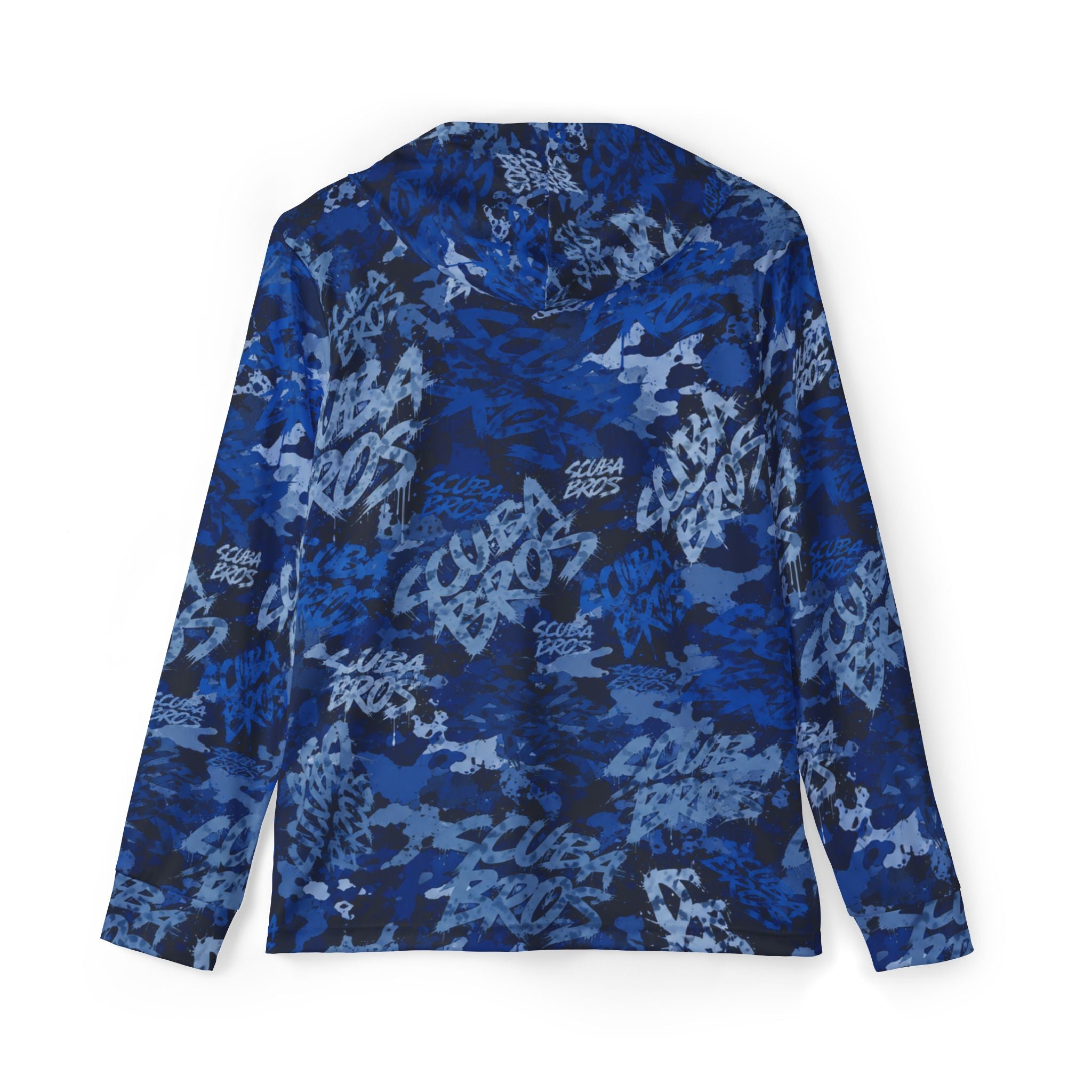SCUBA BROS — SUBSURFACE CAMO™ HOODED TEE / DEEPWATER BLUE