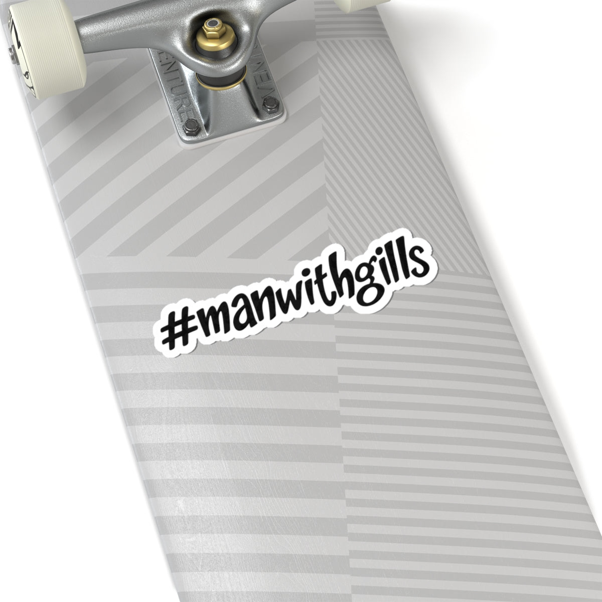 #manwithgills Sticker