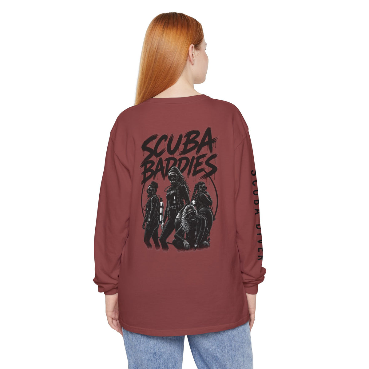 SCUBA BADDIES — LONG SLEEVE TEE