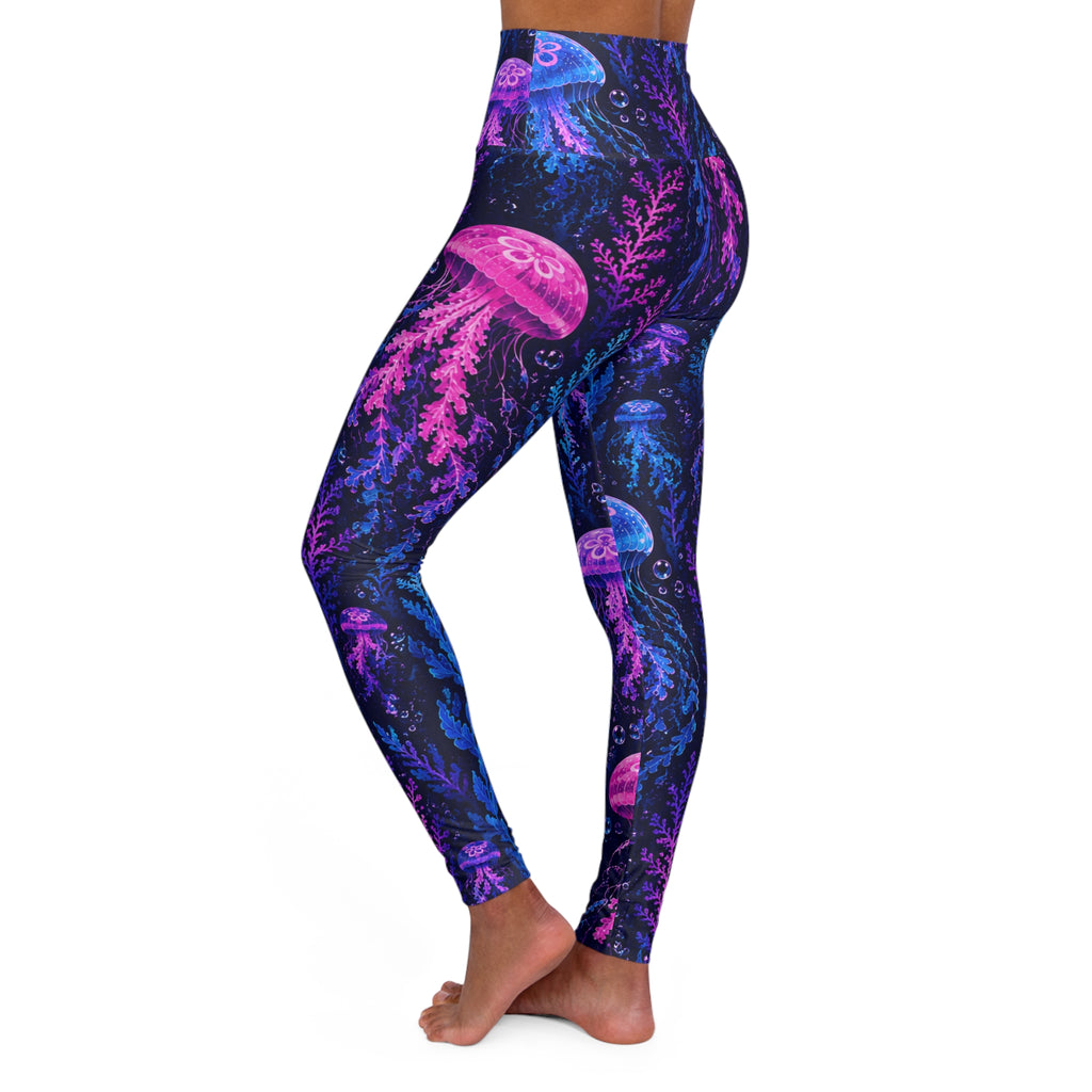 SCUBA BADDIES — Electric Jellies™ High-Waisted Leggings