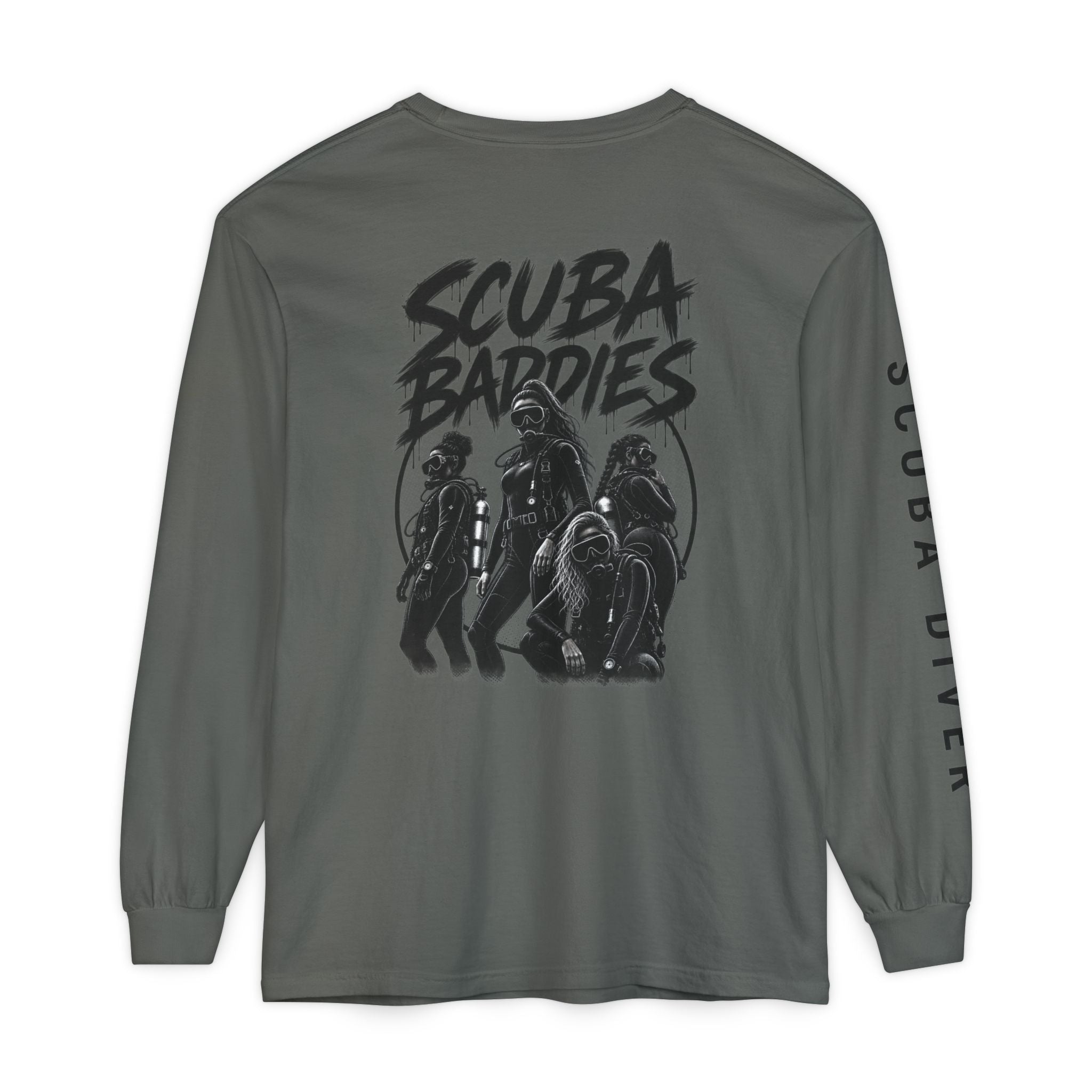 SCUBA BADDIES — LONG SLEEVE TEE