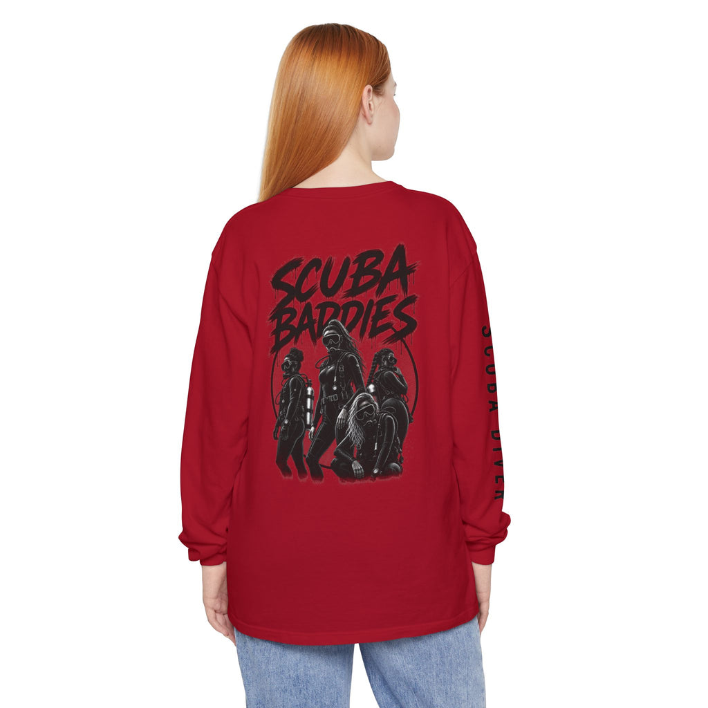 SCUBA BADDIES — LONG SLEEVE TEE