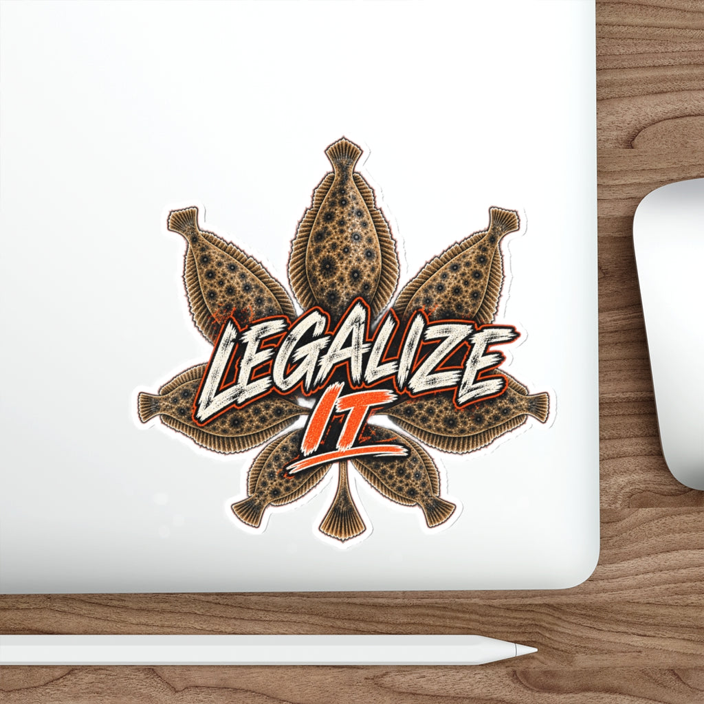 Flounder Reform™ — Legalize It Sticker