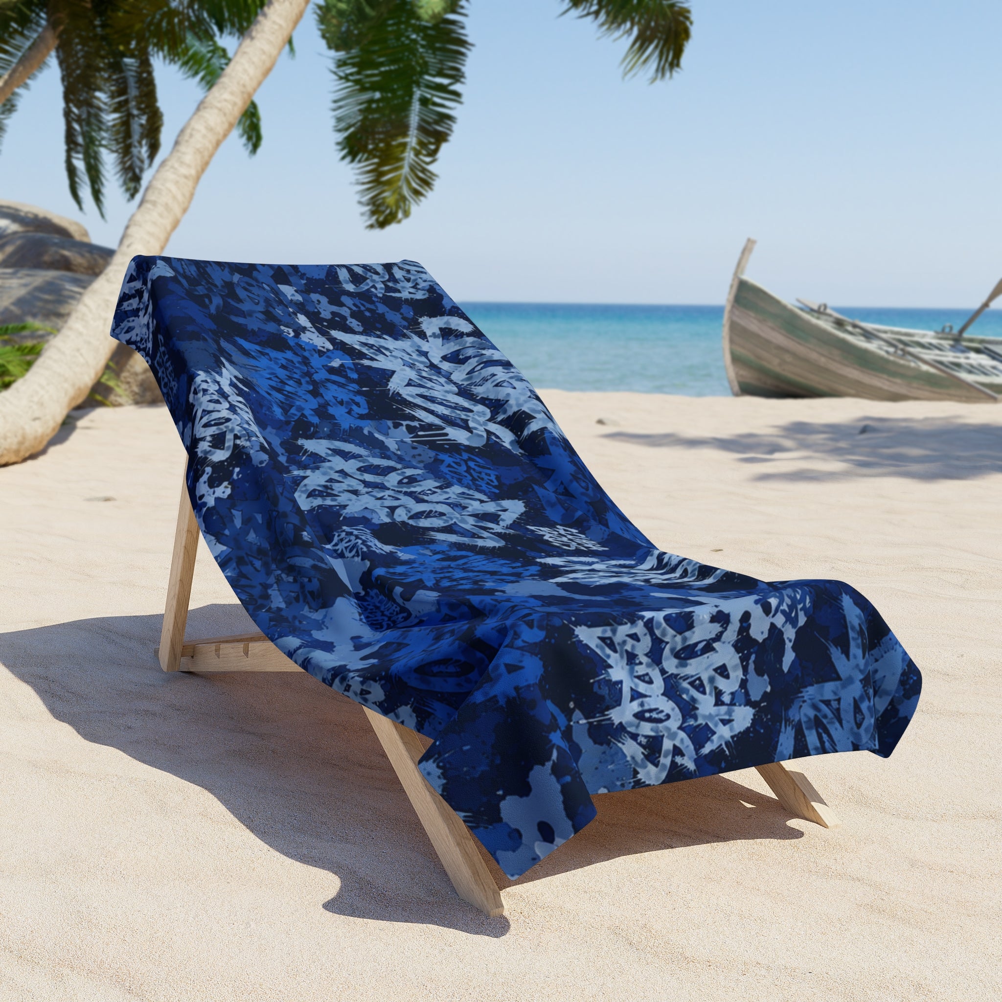 SCUBA BROS — SUBSURFACE CAMO™ TOWEL / DEEPWATER BLUE
